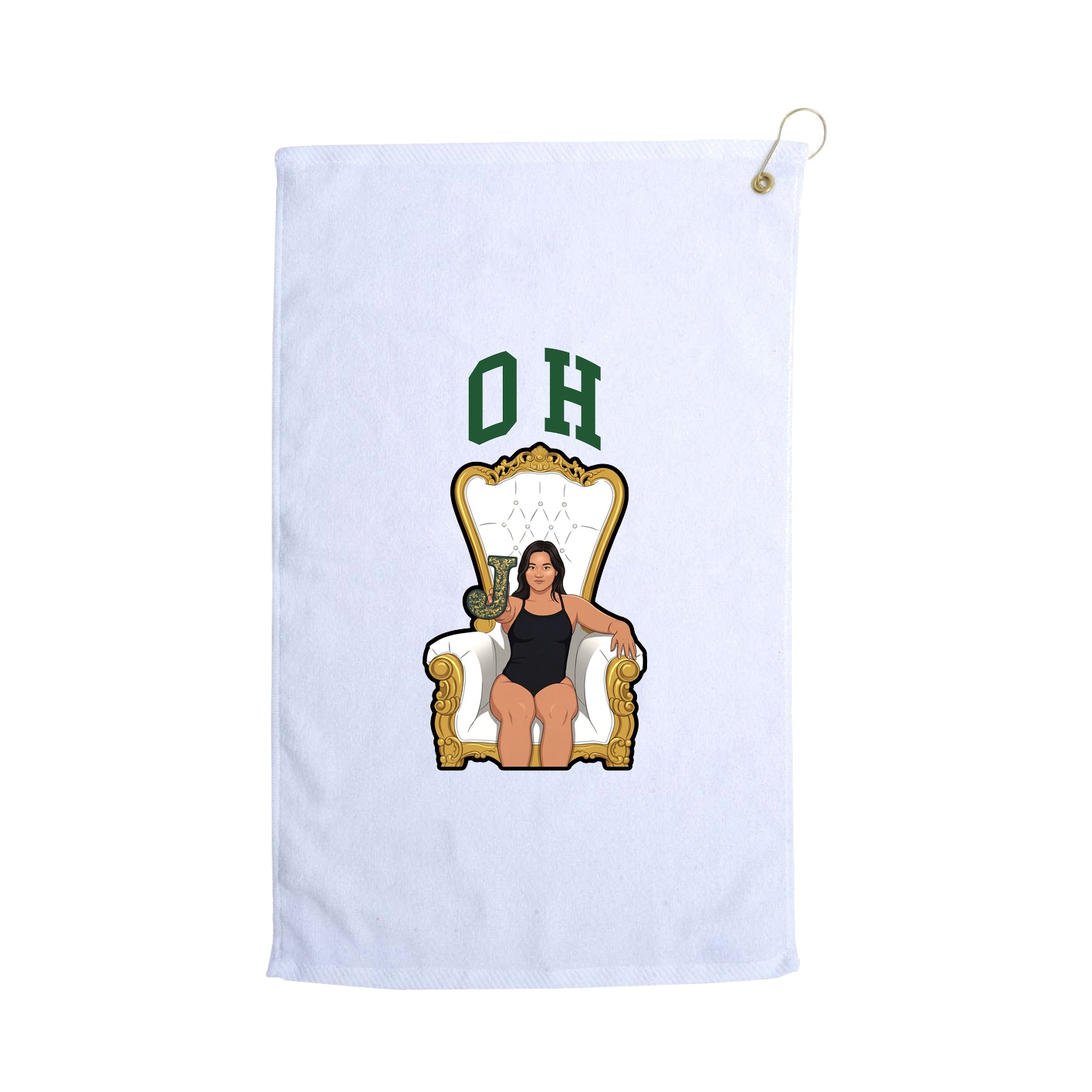 Golf Towel — Shirsey in White
