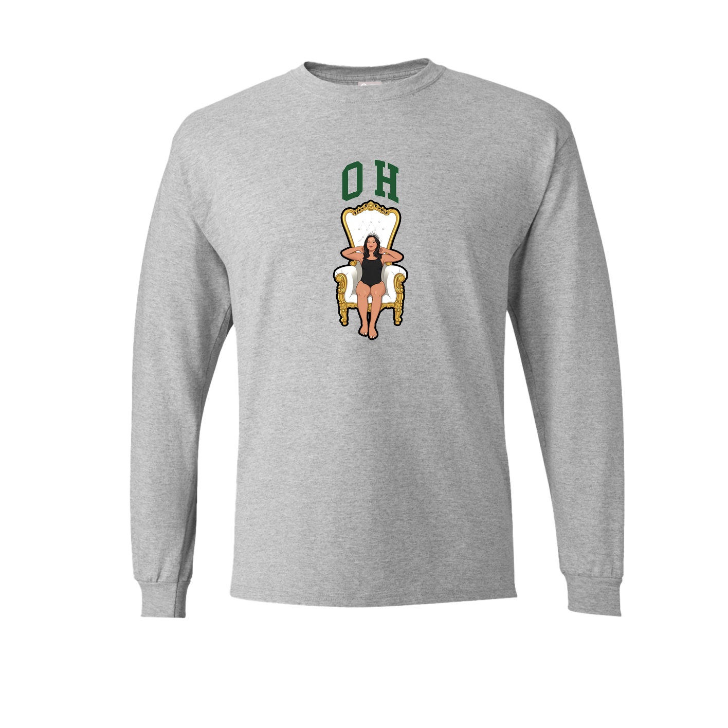 Long Sleeve Tee — Shirsey in Grey