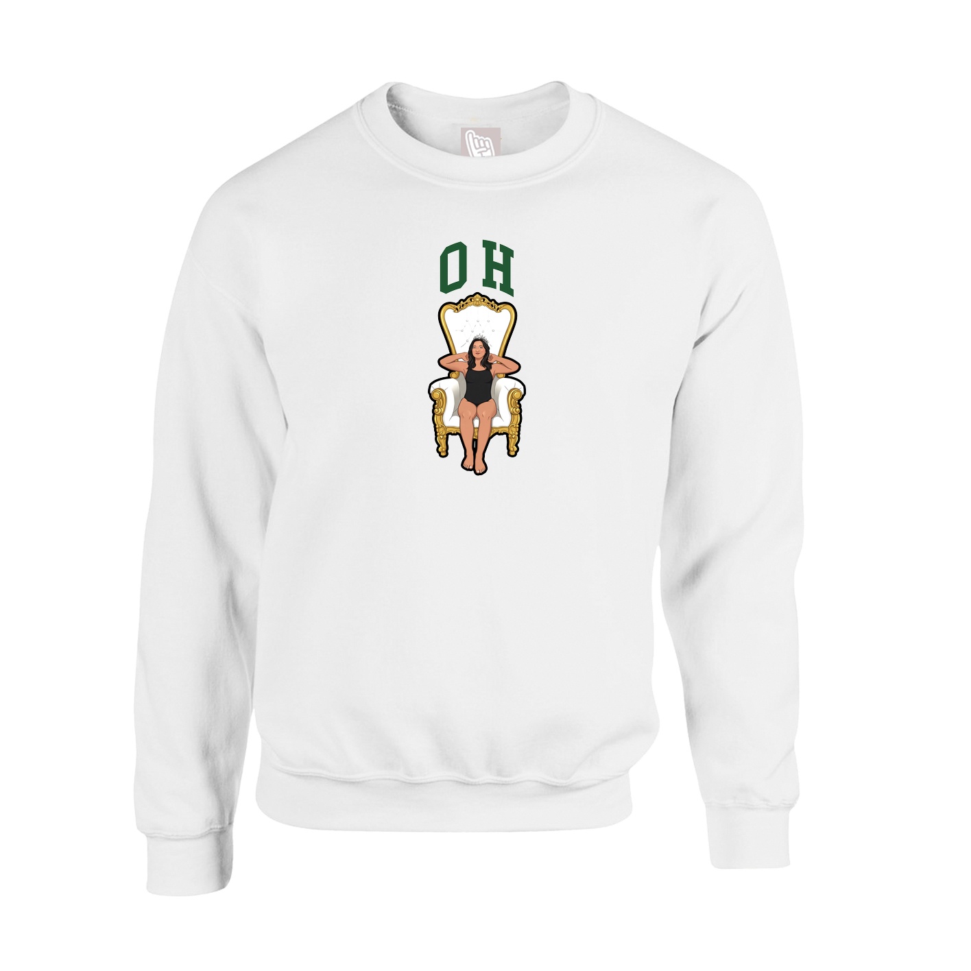 Fleece Crew — Shirsey in White