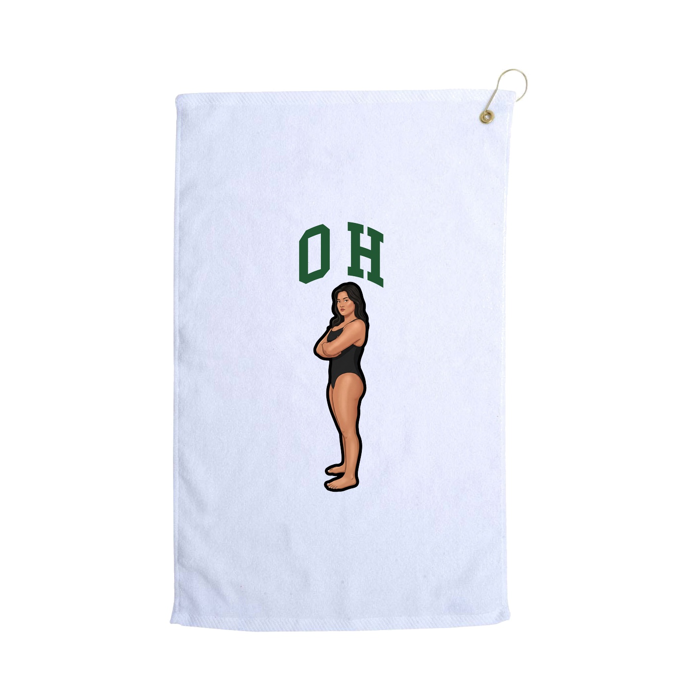 Golf Towel — Shirsey in White
