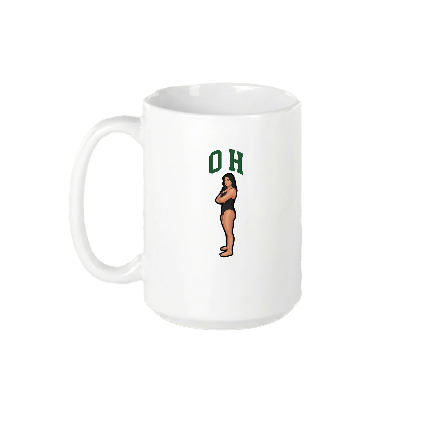 15oz Coffee Mug — Shirsey in White