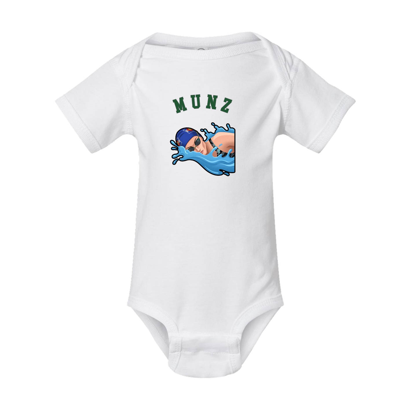 Baby Onesie — Shirsey Arch in White
