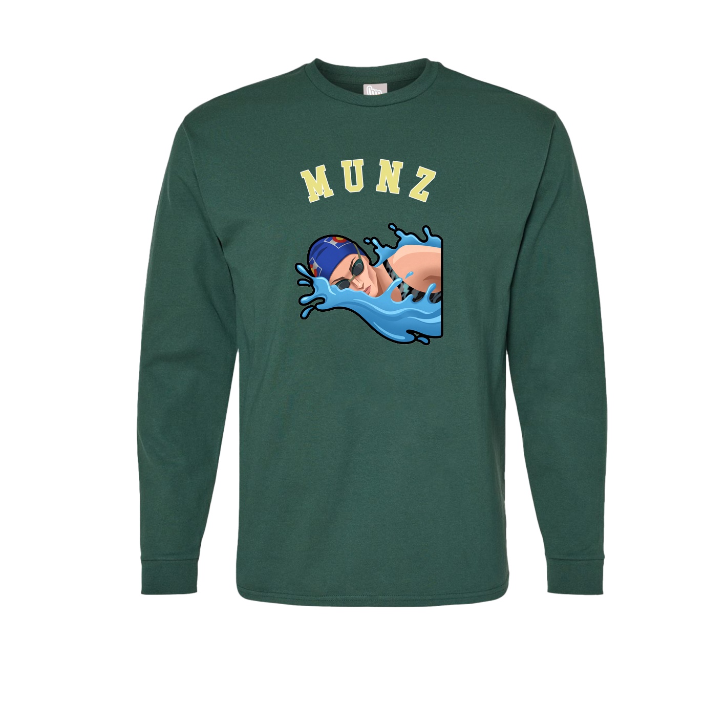 Long Sleeve Tee — Shirsey Arch in Green
