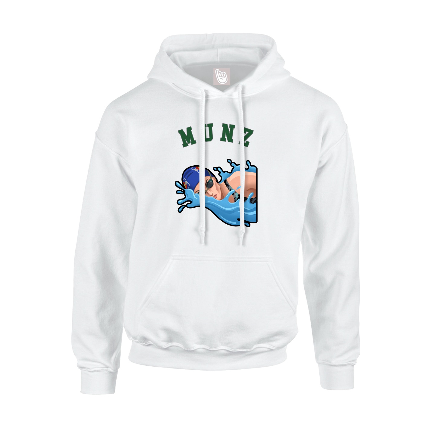 Hoodie — Shirsey Arch in White