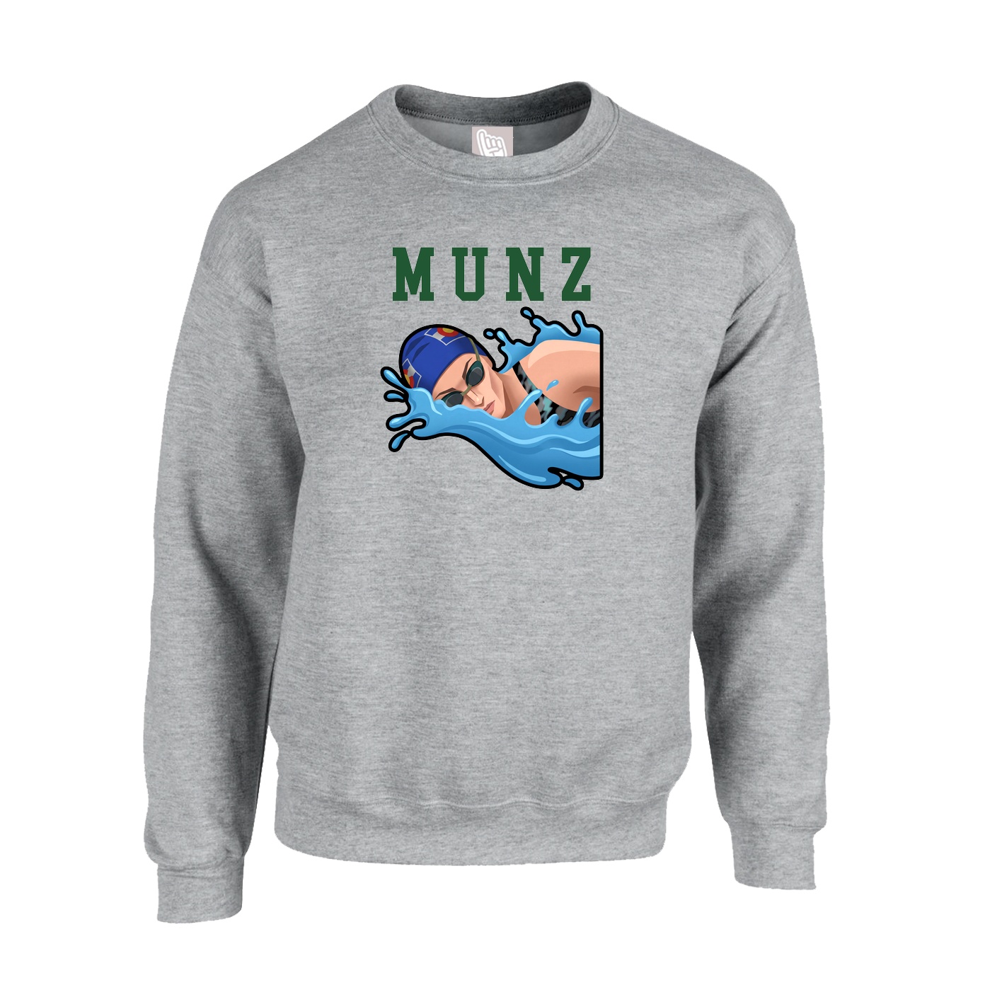 Fleece Crew — Shirsey in Grey