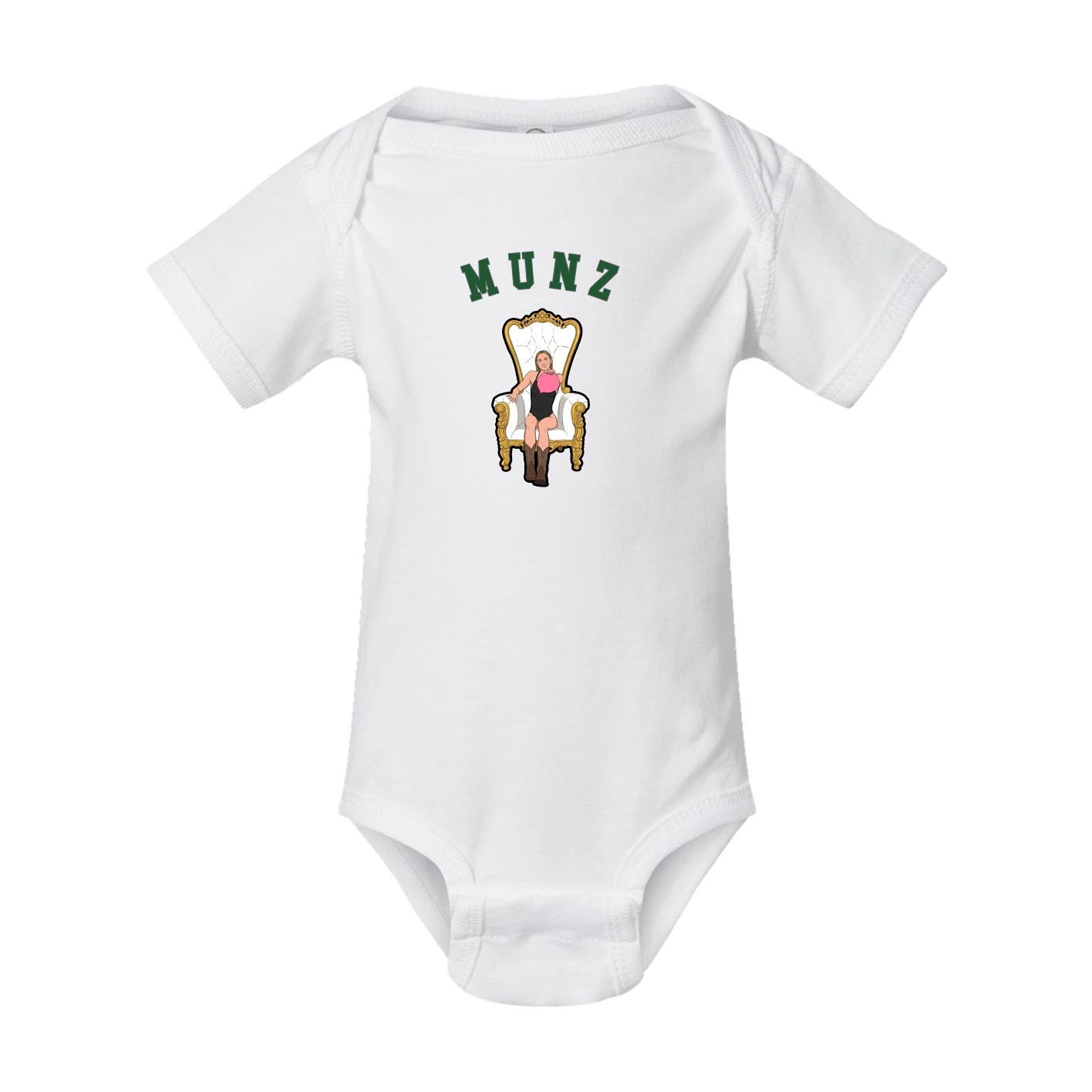 Baby Onesie — Shirsey Arch in White