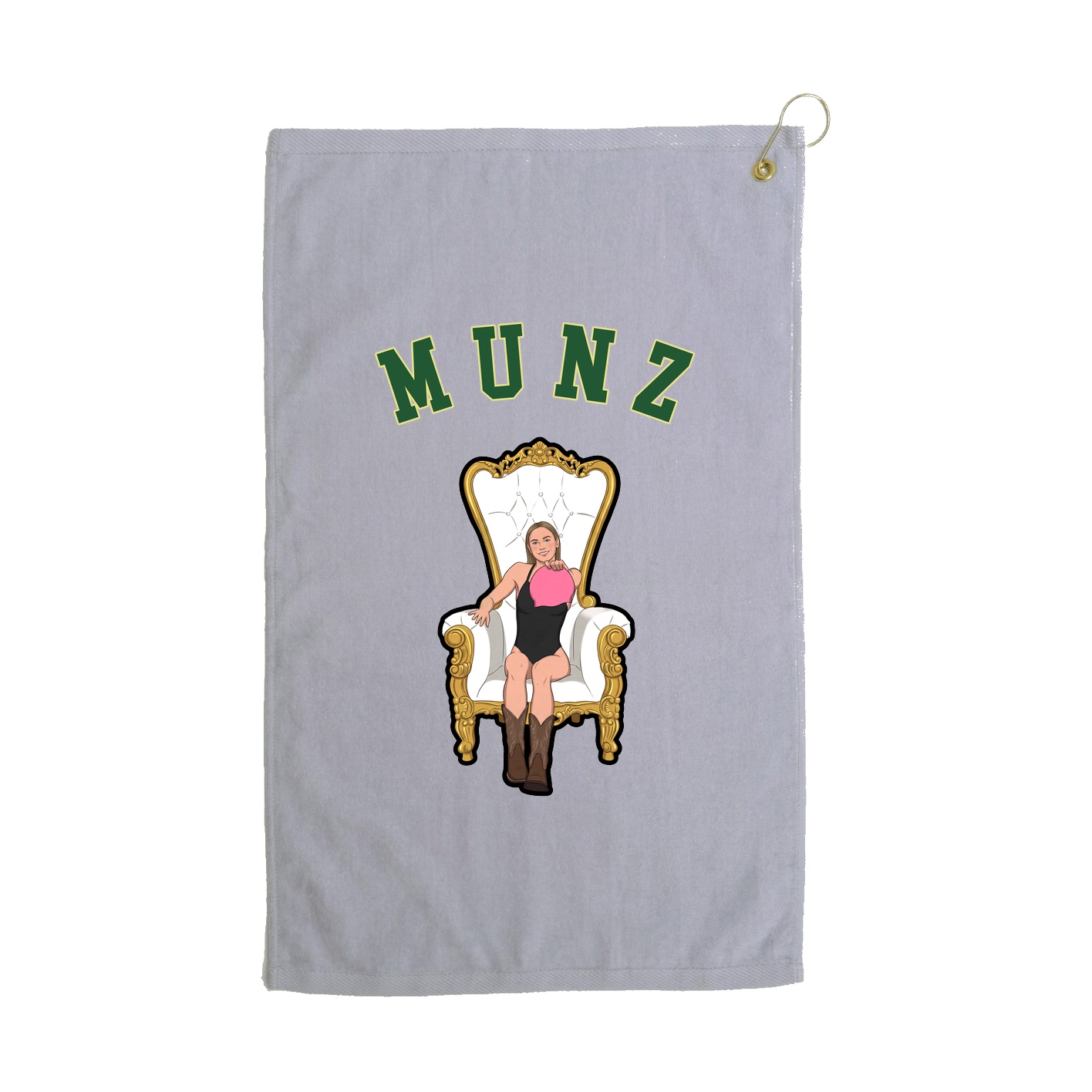 Golf Towel — Shirsey Arch in Grey