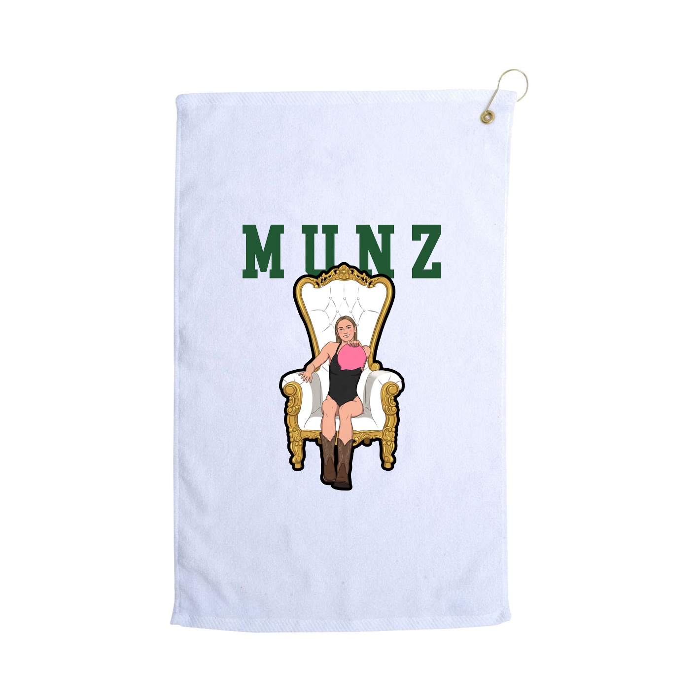 Golf Towel — Shirsey in White
