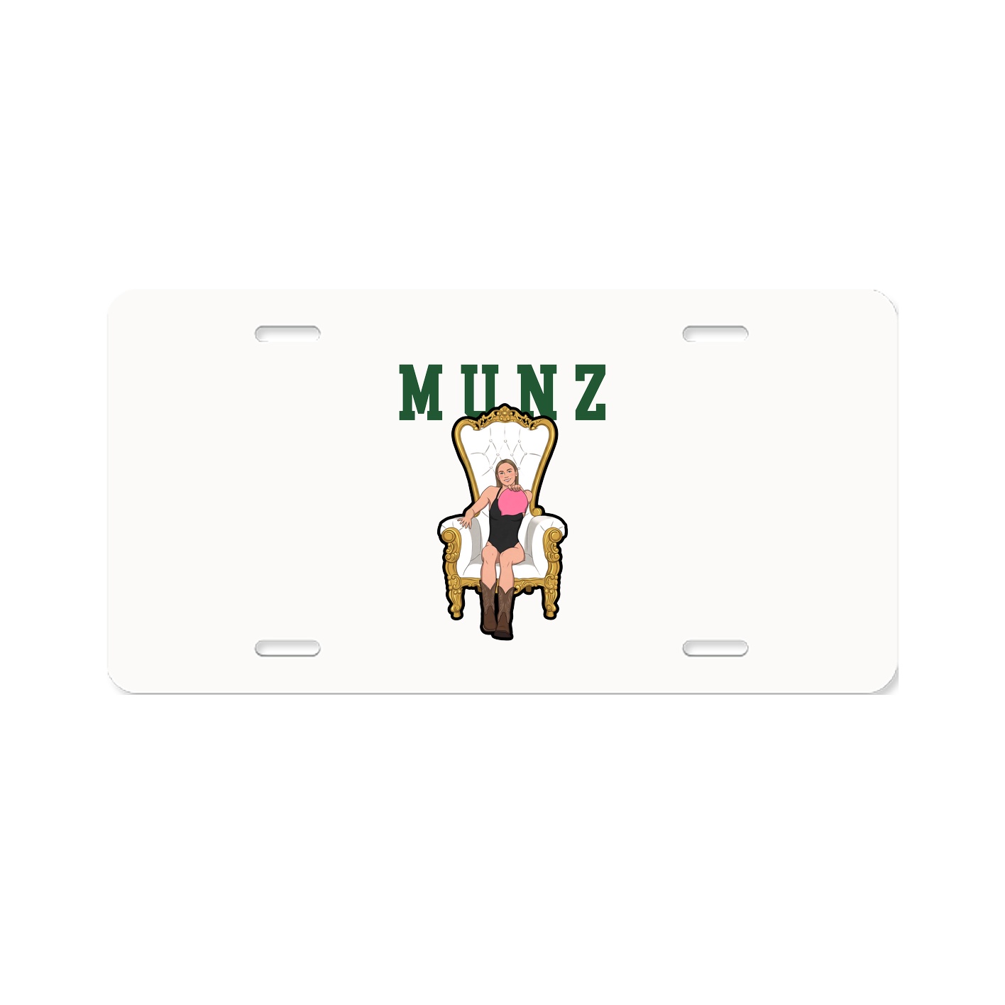 License Plate — Shirsey in Classic
