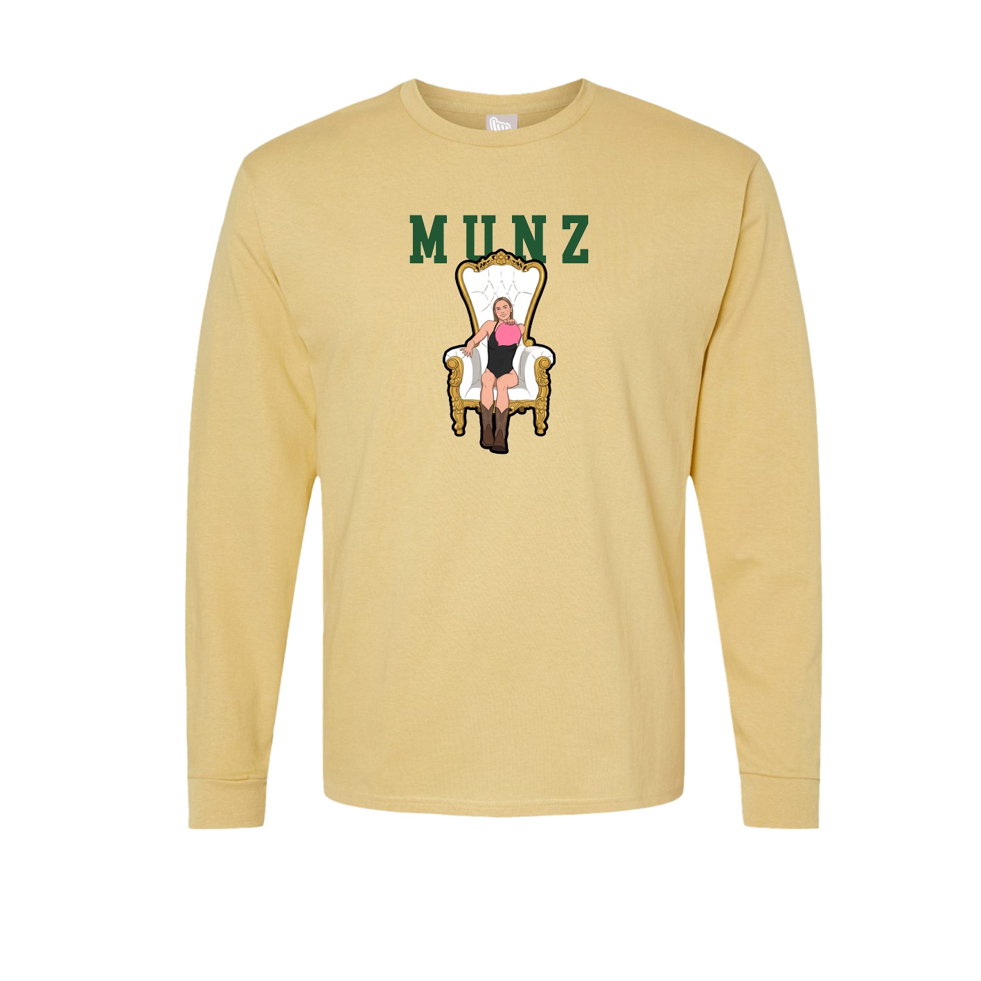 Long Sleeve Tee — Shirsey in Vegas Gold