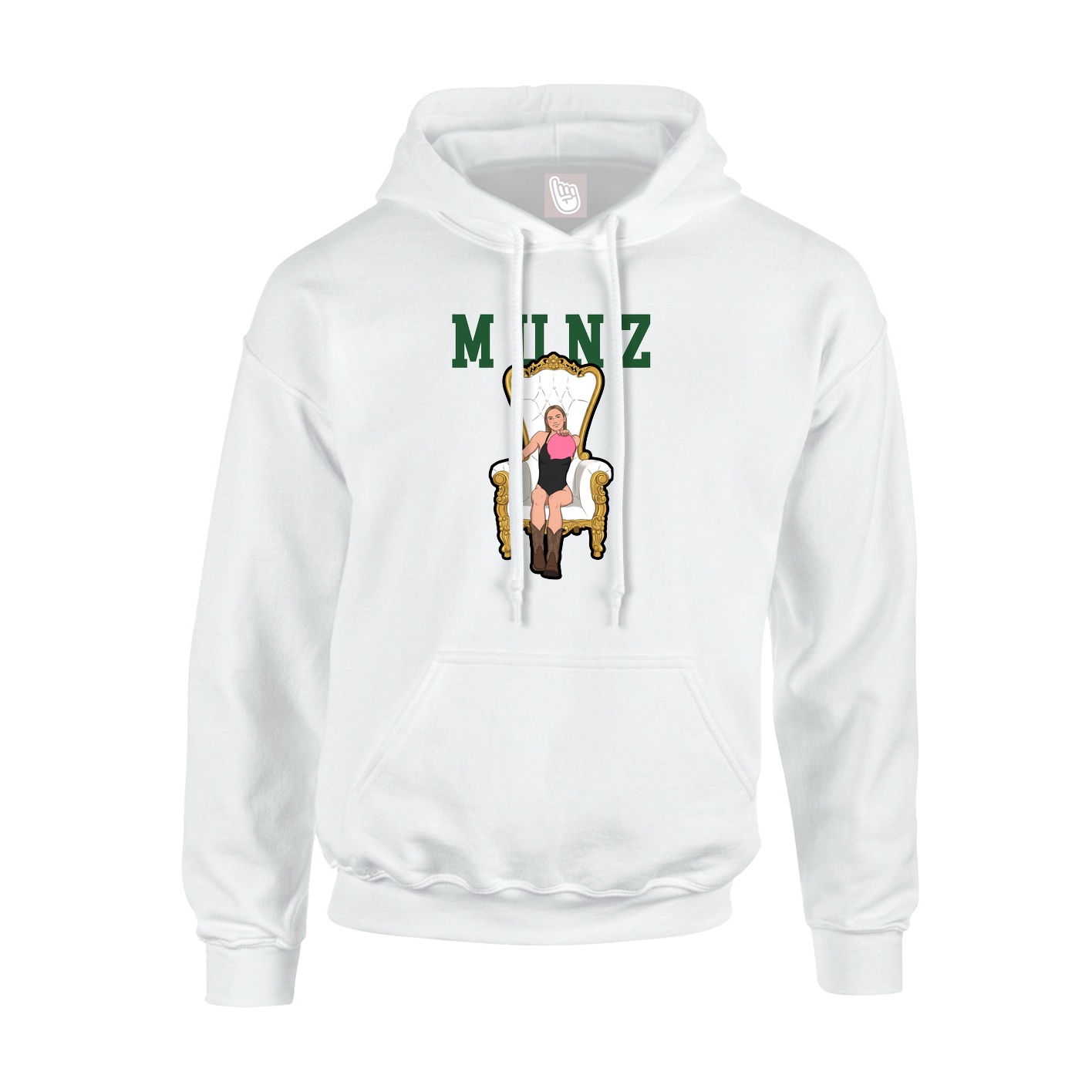 Hoodie — Shirsey in White