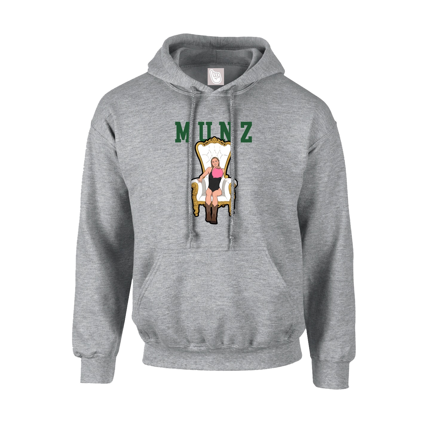 Youth Hoodie — Shirsey in Grey