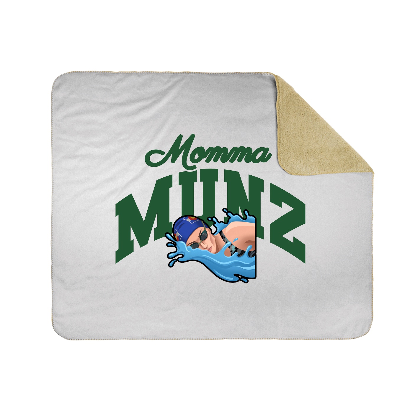 Throw Blanket — Mothers Day Arch in White