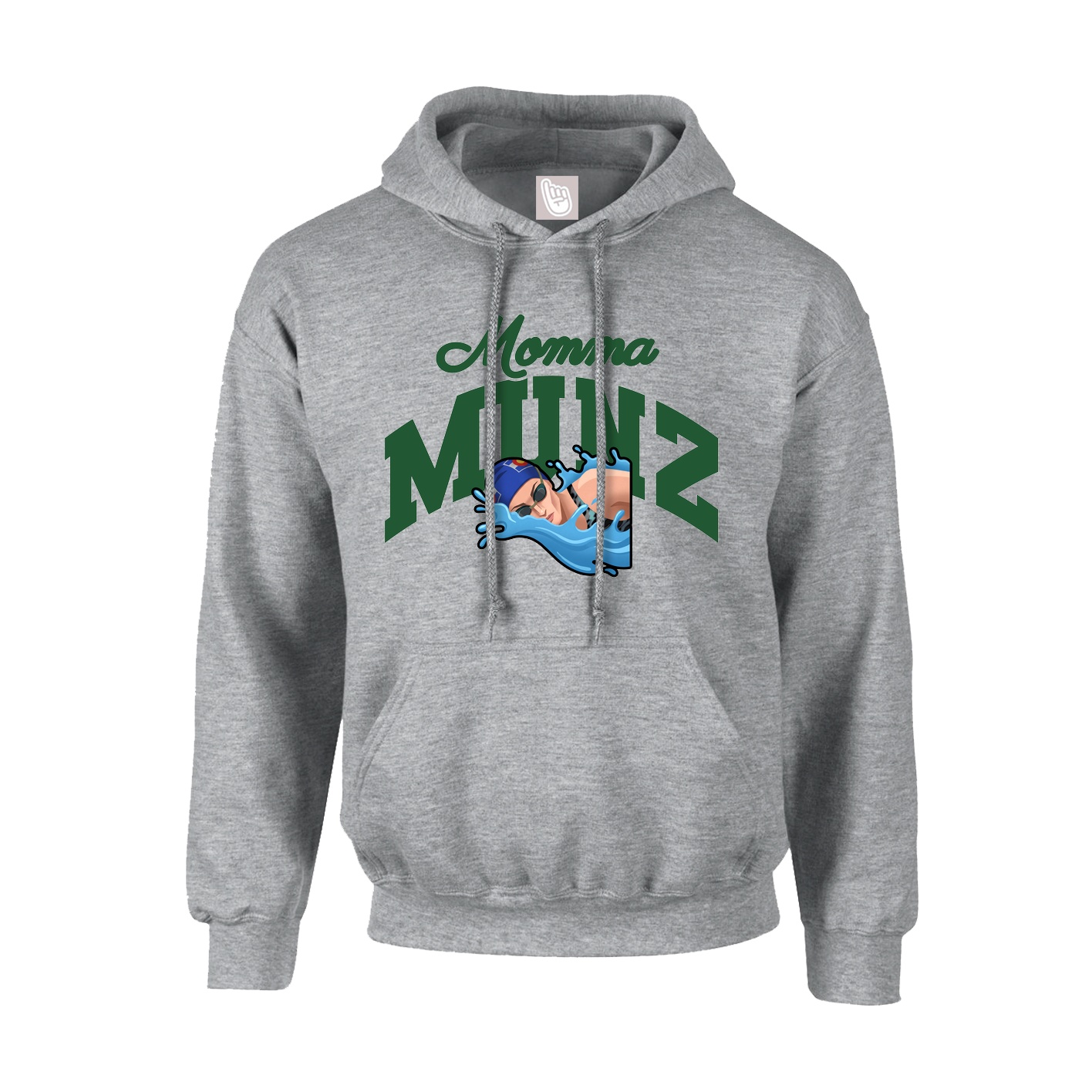 Youth Hoodie — Mothers Day Arch in Grey