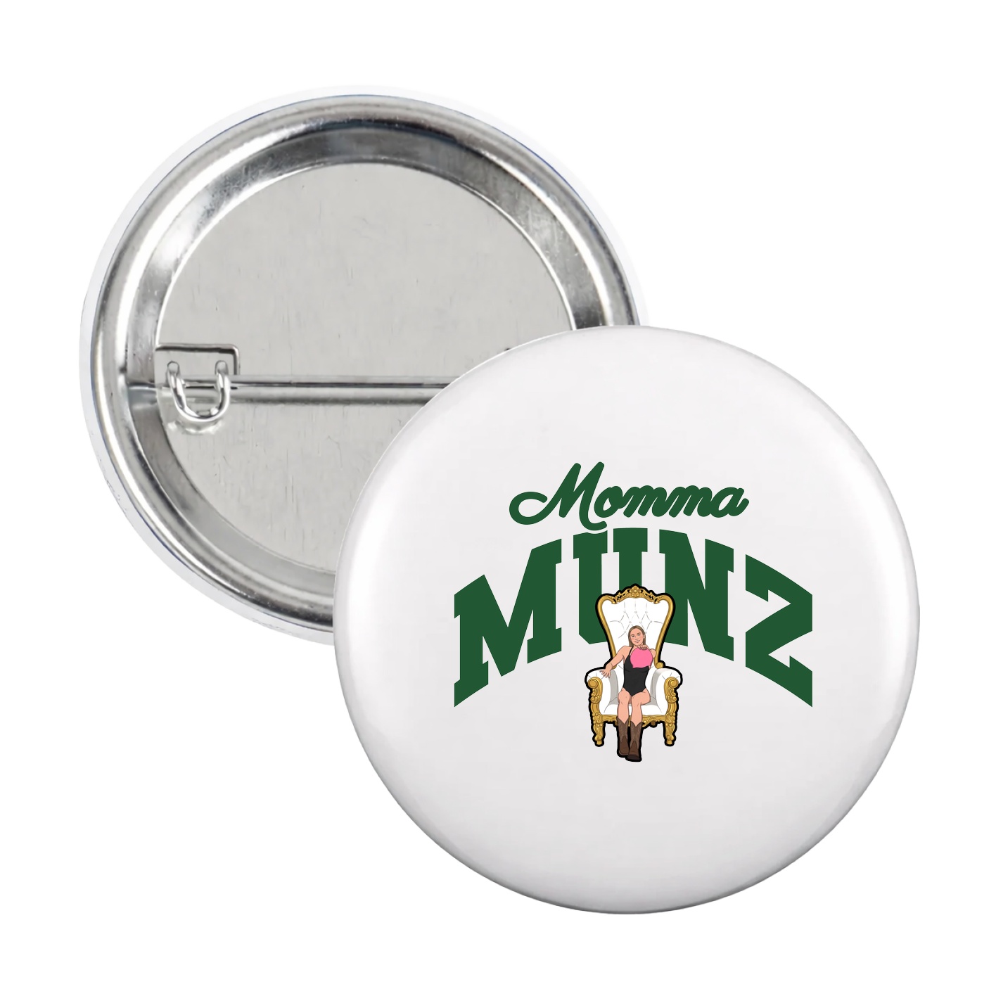Game Day Button — Mothers Day Arch in White