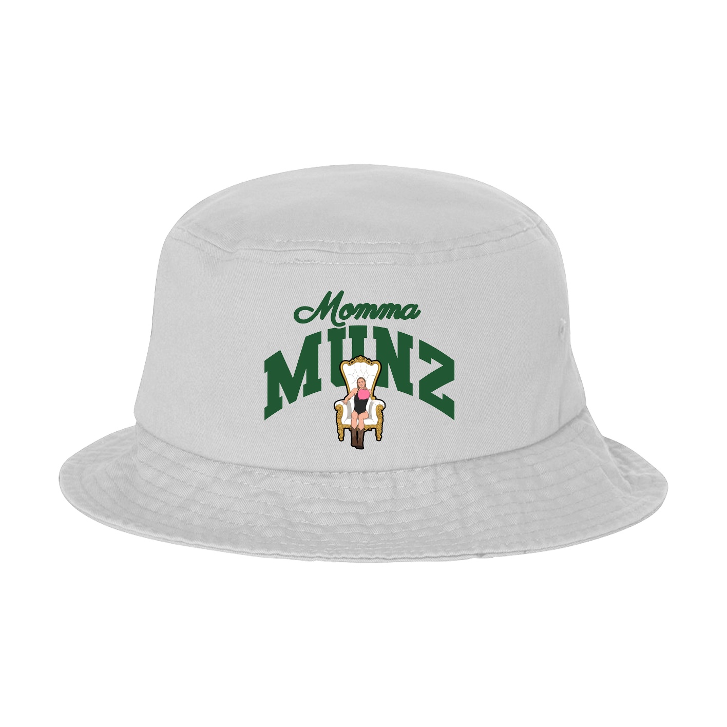 Bucket Cap — Mothers Day Arch in White