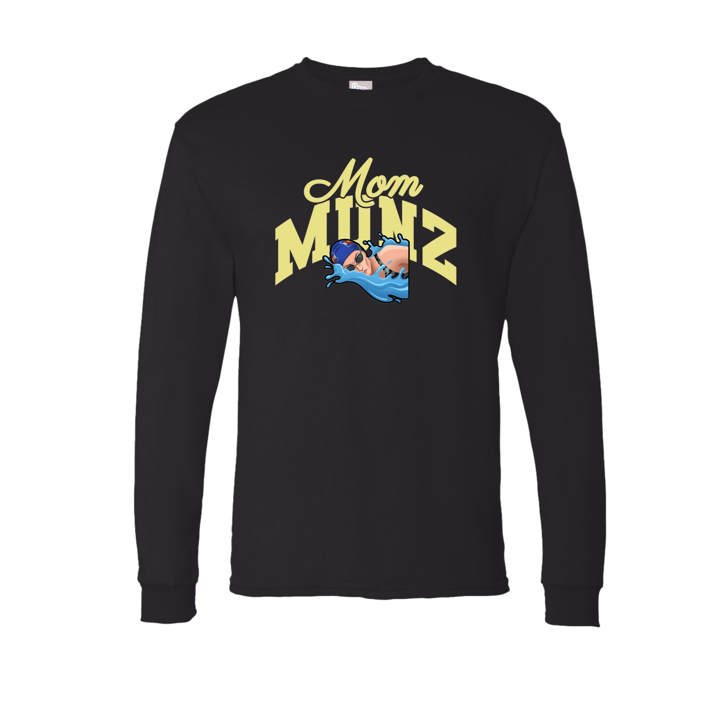 Long Sleeve Tee — Mothers Day Arch in Black