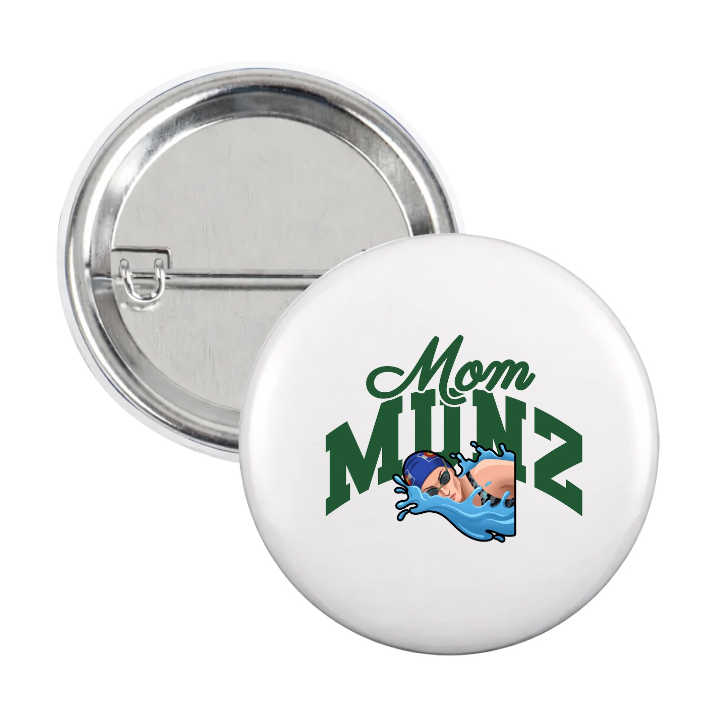 Game Day Button — Mothers Day Arch in White