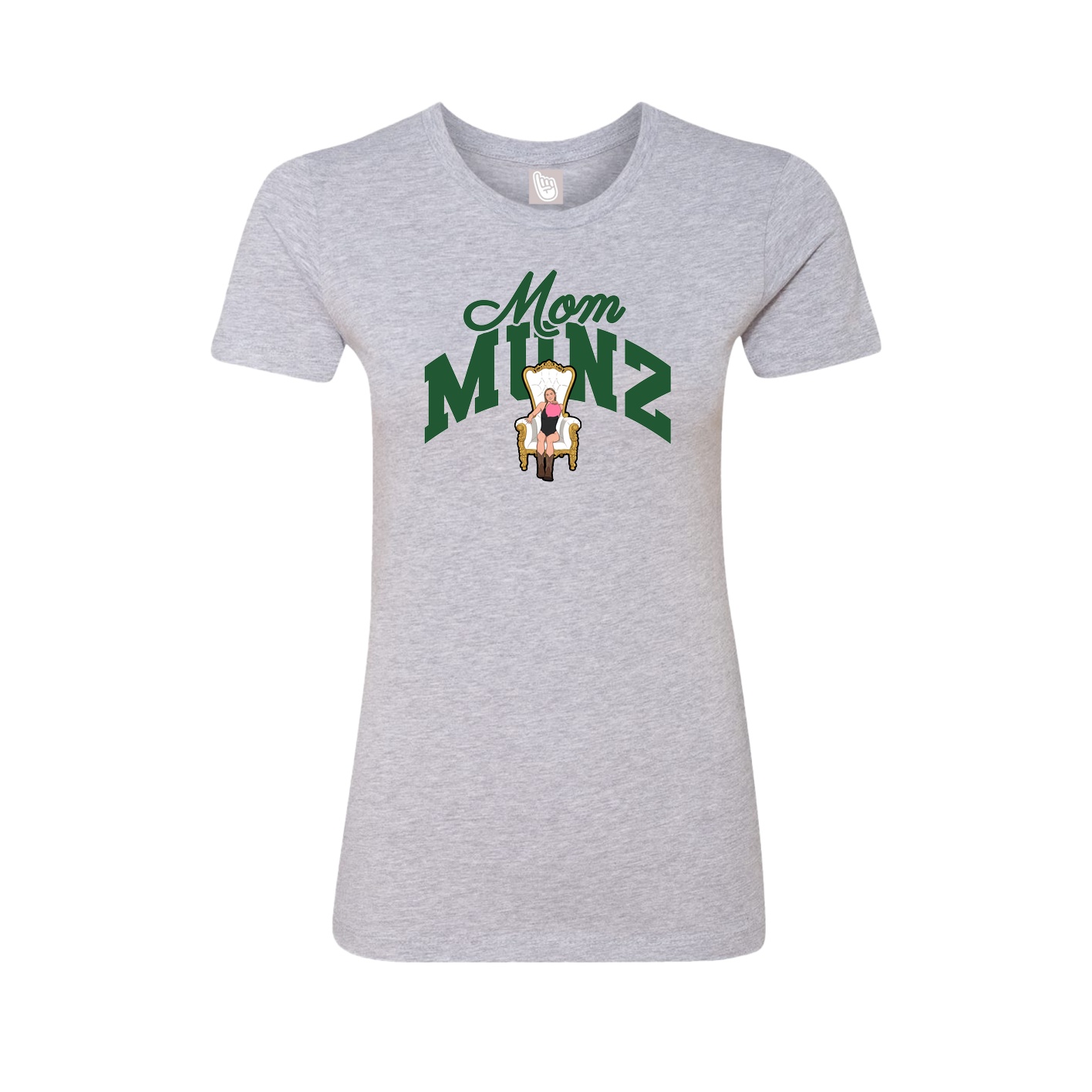 Womens Tee — Mothers Day Arch in Grey