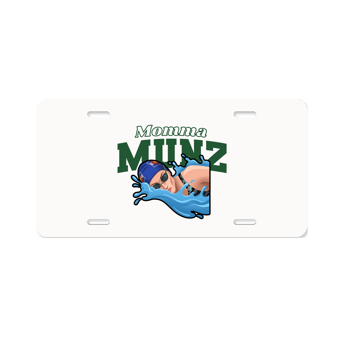 License Plate — Mothers Day Block in Classic