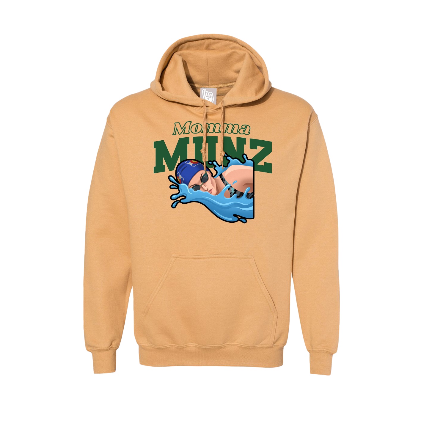 Hoodie — Mothers Day Block in Vegas Gold