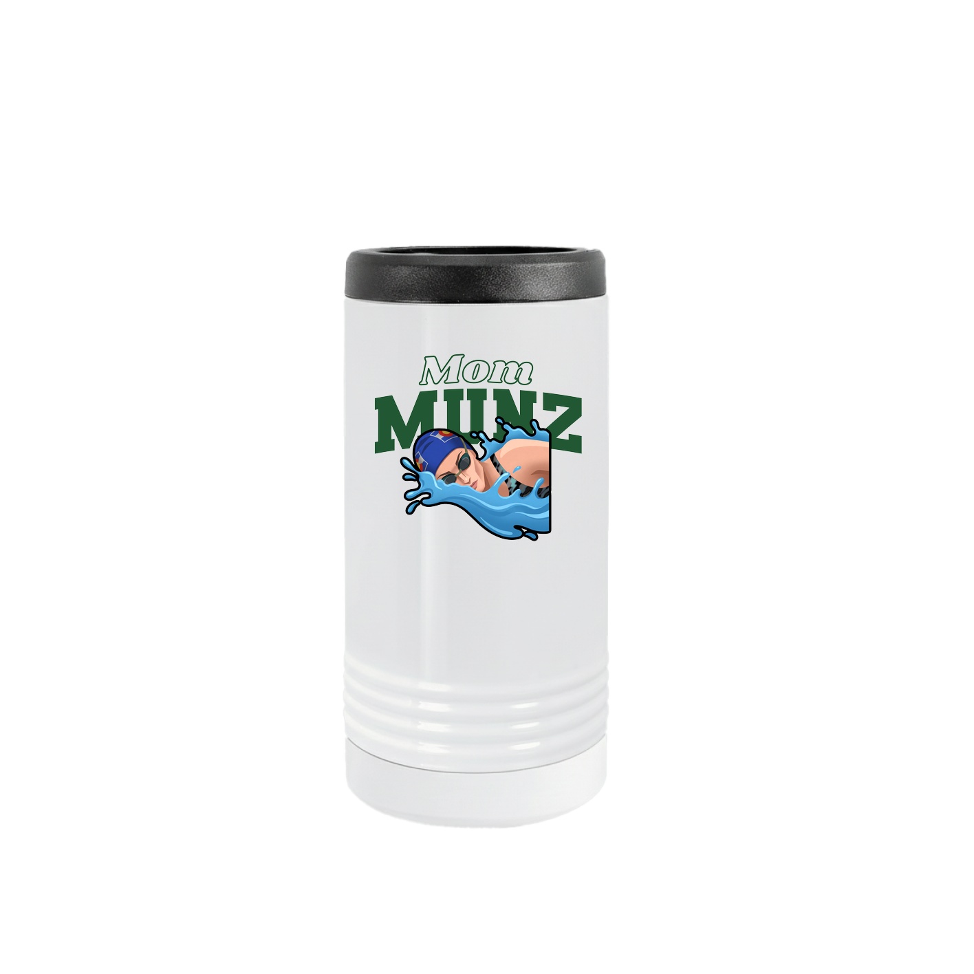 Slim Beverage Holder — Mothers Day Block in White