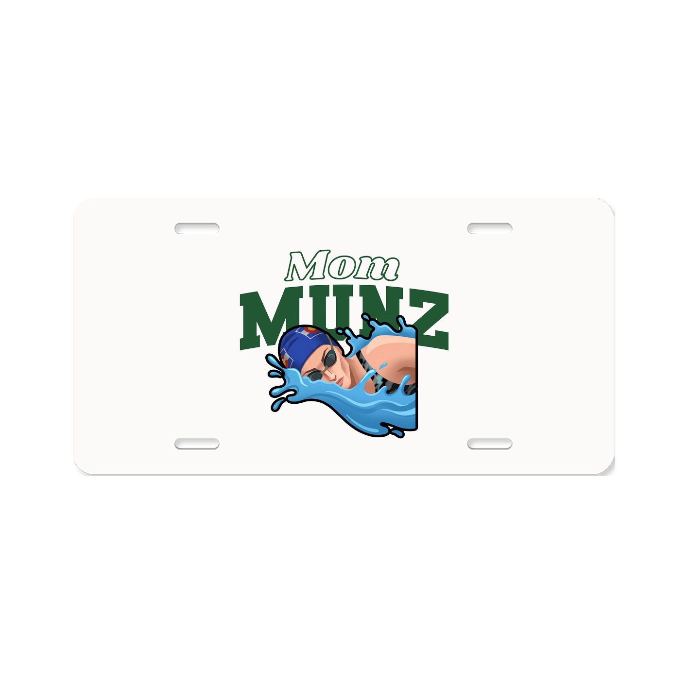 License Plate — Mothers Day Block in Classic