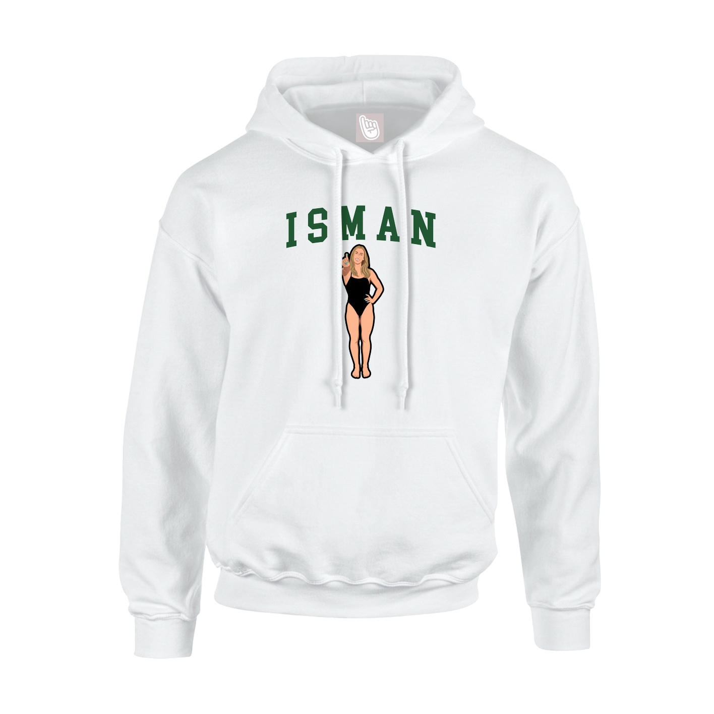 Hoodie — Shirsey in White