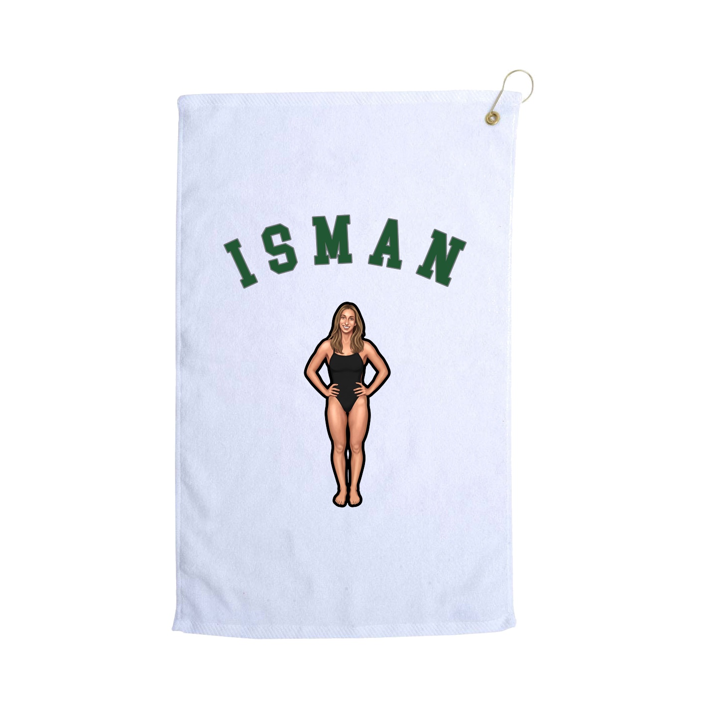 Golf Towel — Shirsey Arch in White
