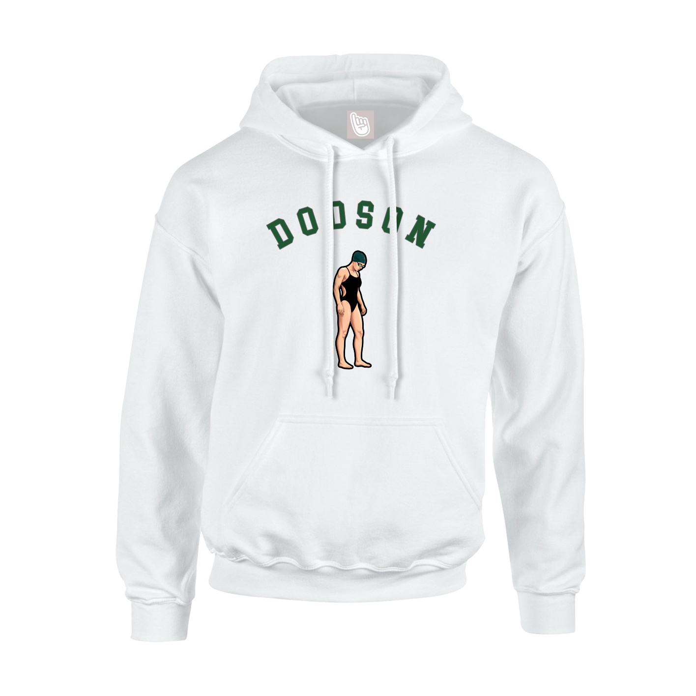 Hoodie — Shirsey Arch in White