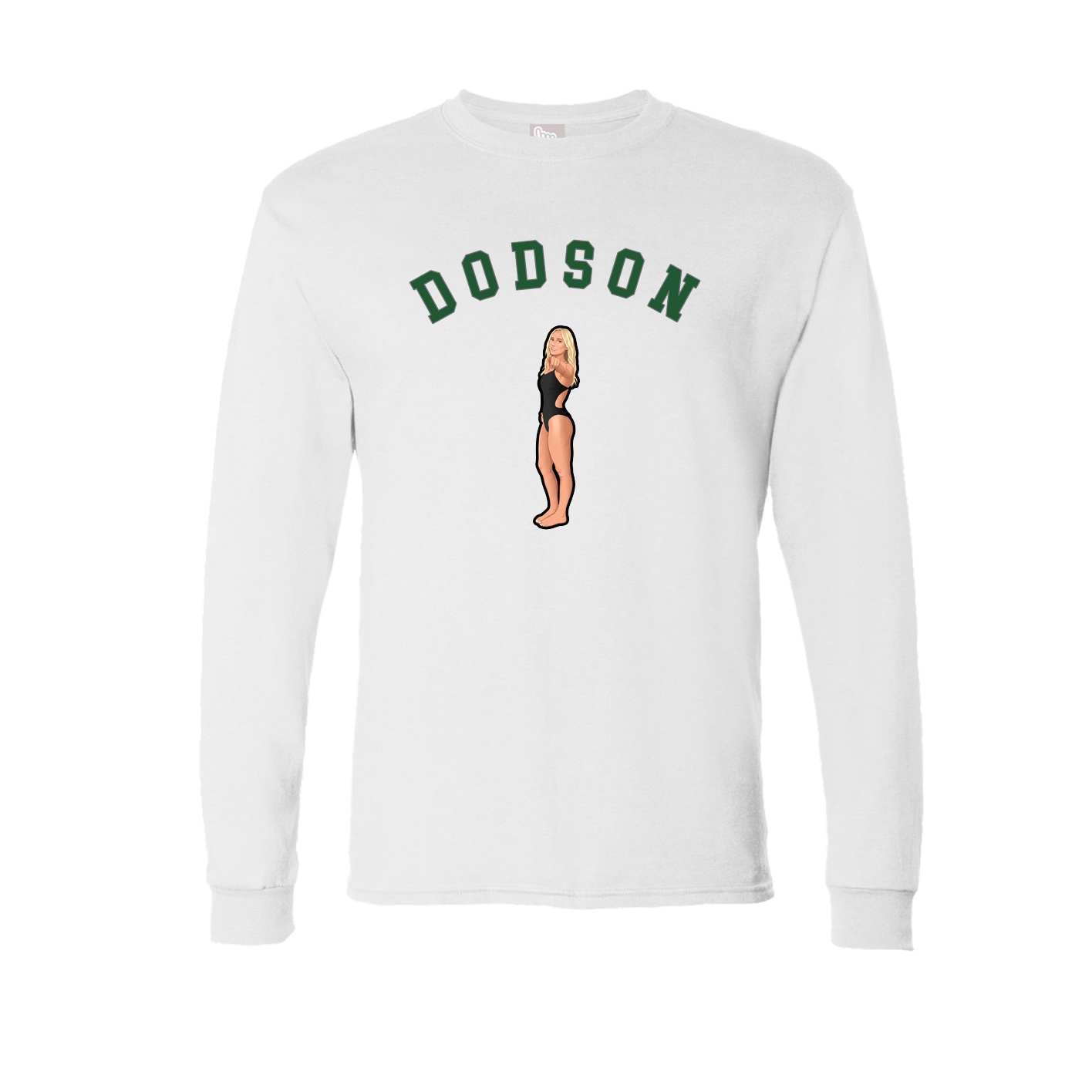 Long Sleeve Tee — Shirsey Arch in White