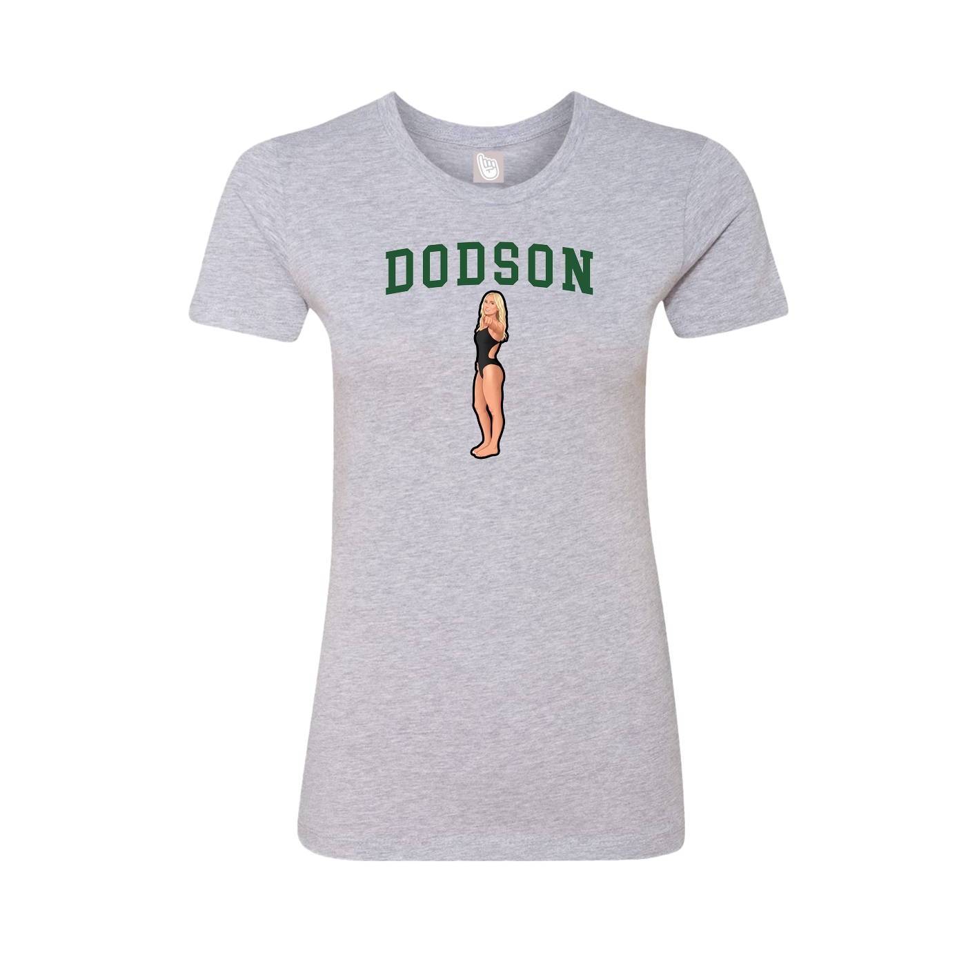 Fitted Women's Tee — Shirsey in Grey