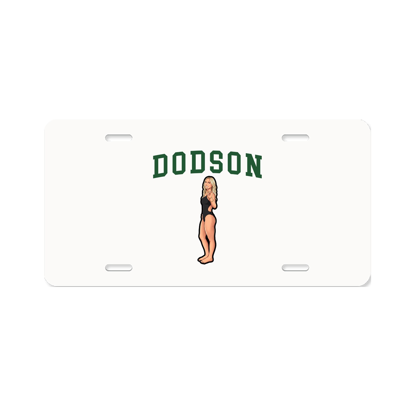 License Plate — Shirsey in Classic