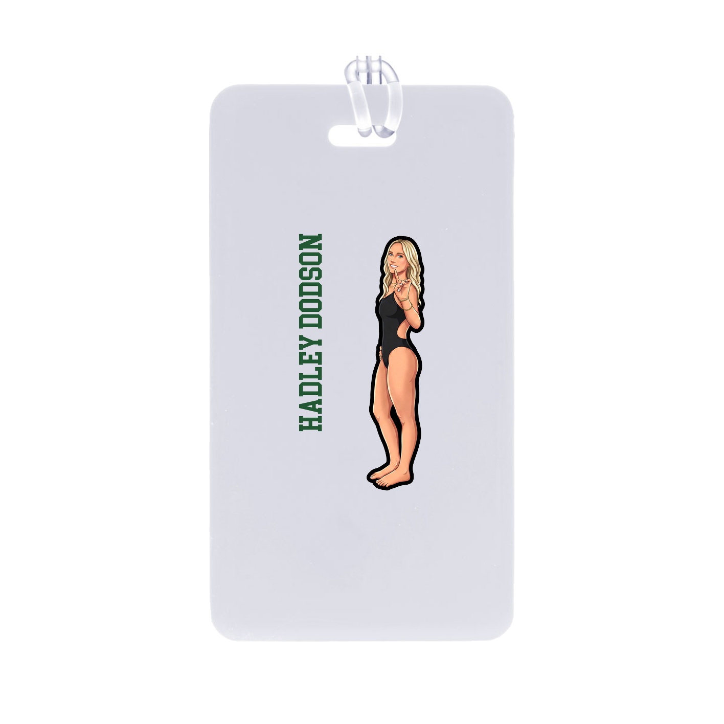 Bag Tag — Name Vertical in Classic