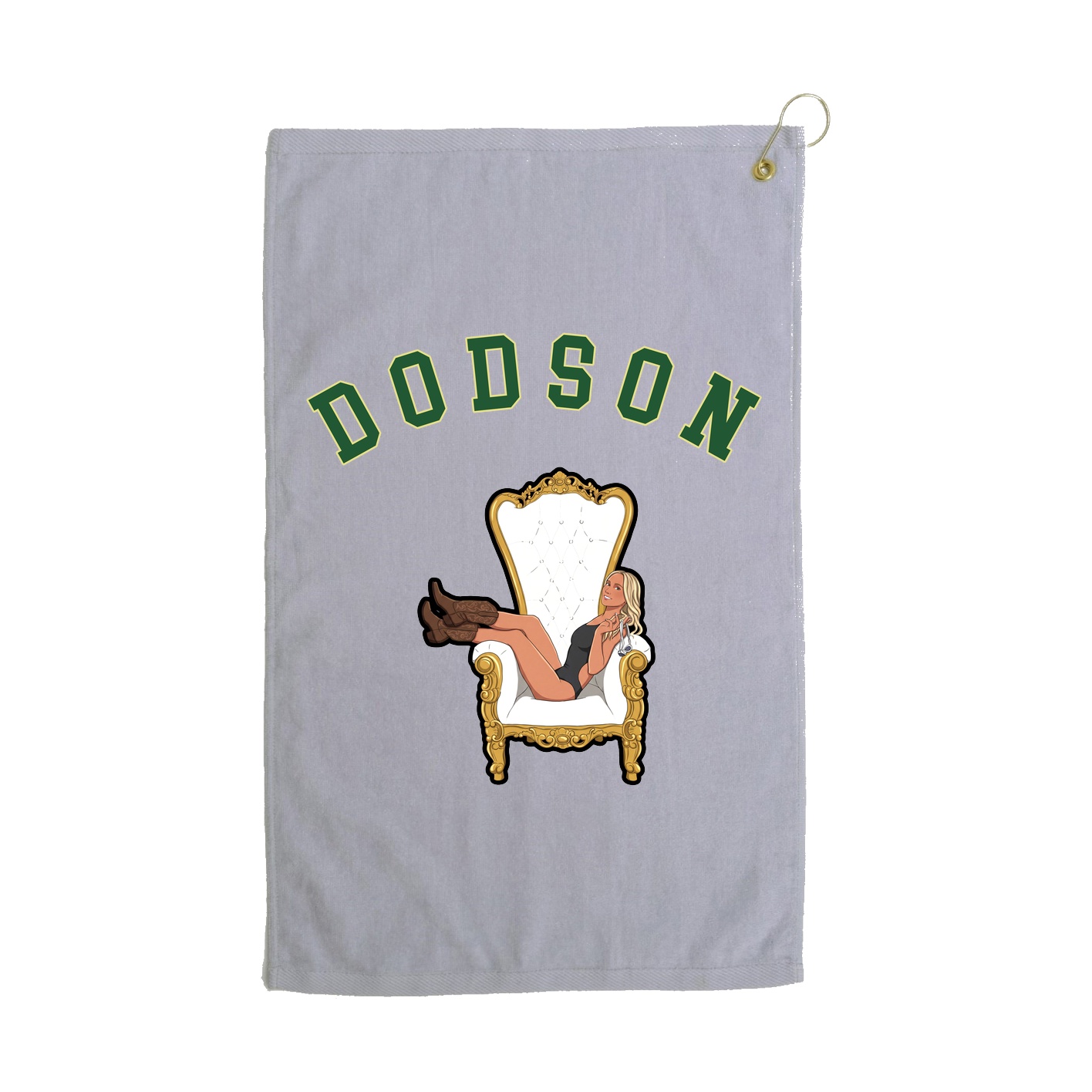 Golf Towel — Shirsey Arch in Grey