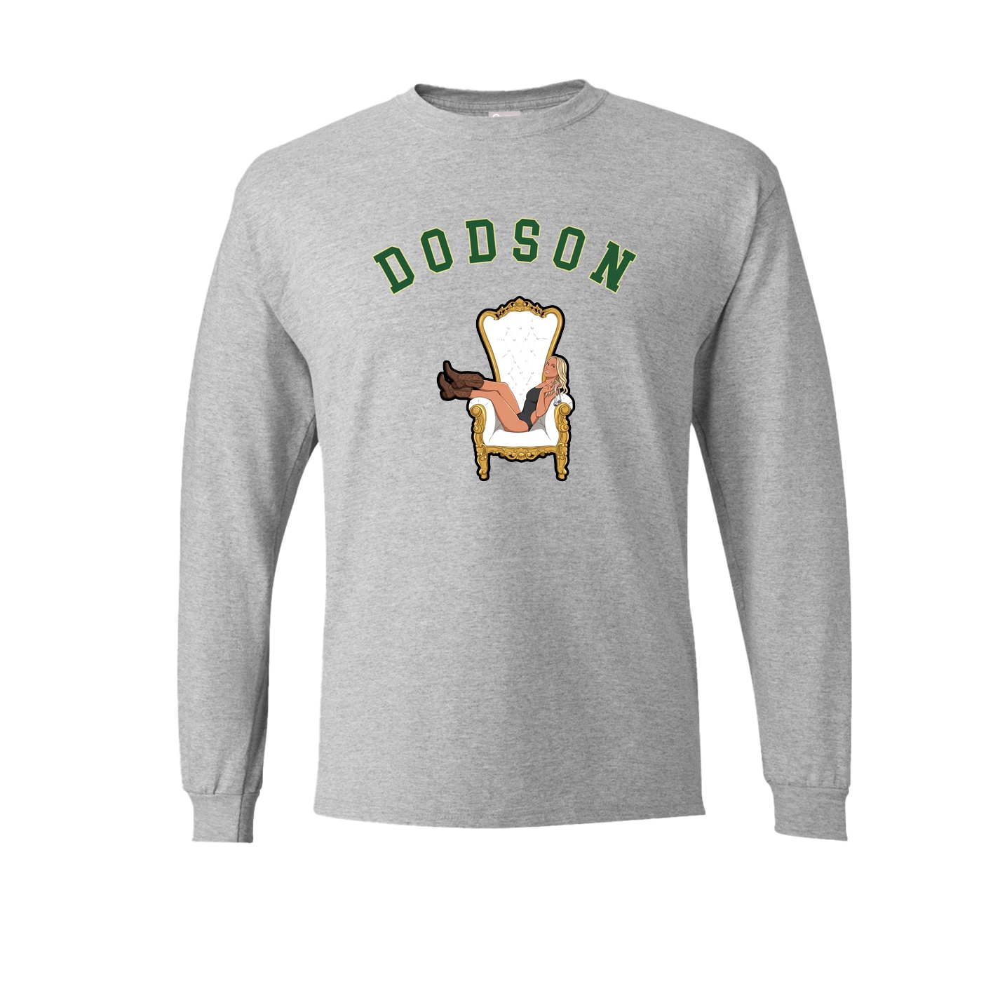 Long Sleeve Tee — Shirsey Arch in Grey