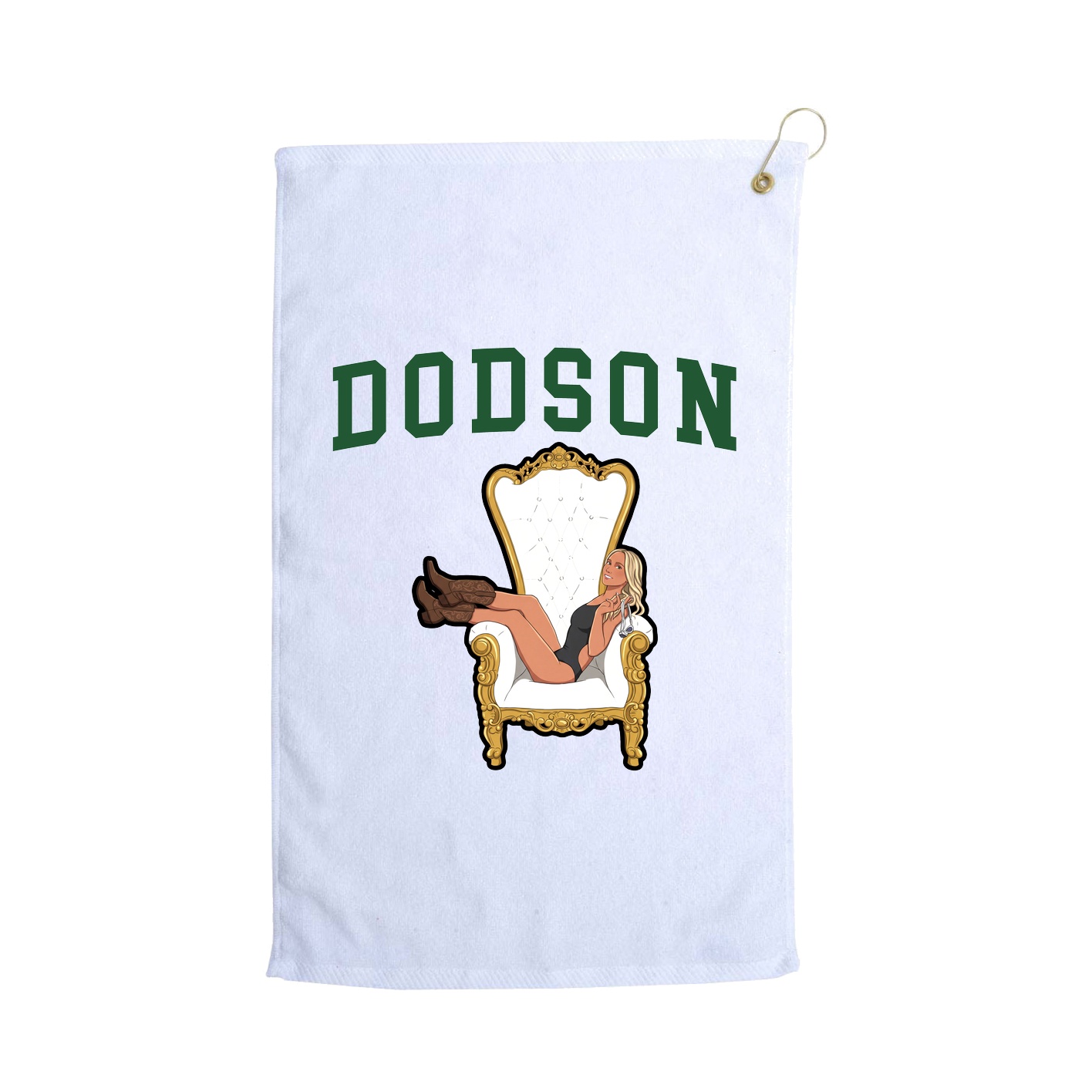 Golf Towel — Shirsey in White