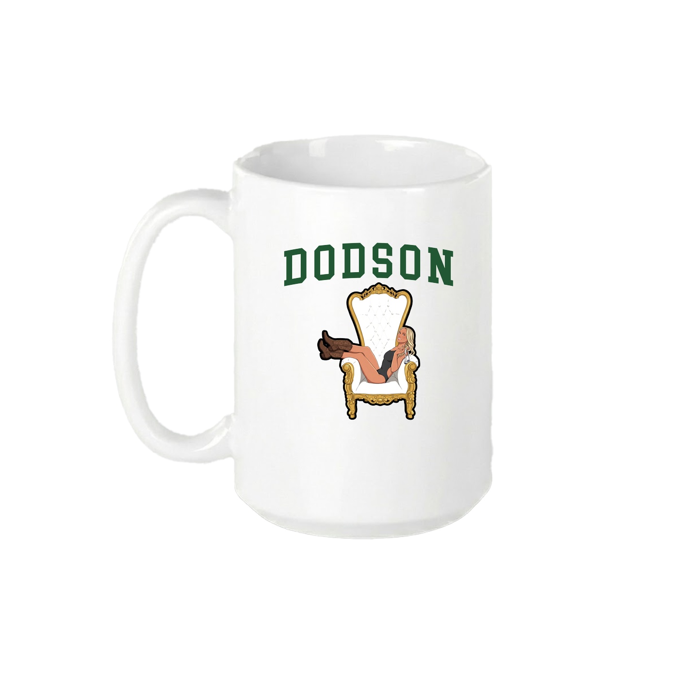 15oz Coffee Mug — Shirsey in White