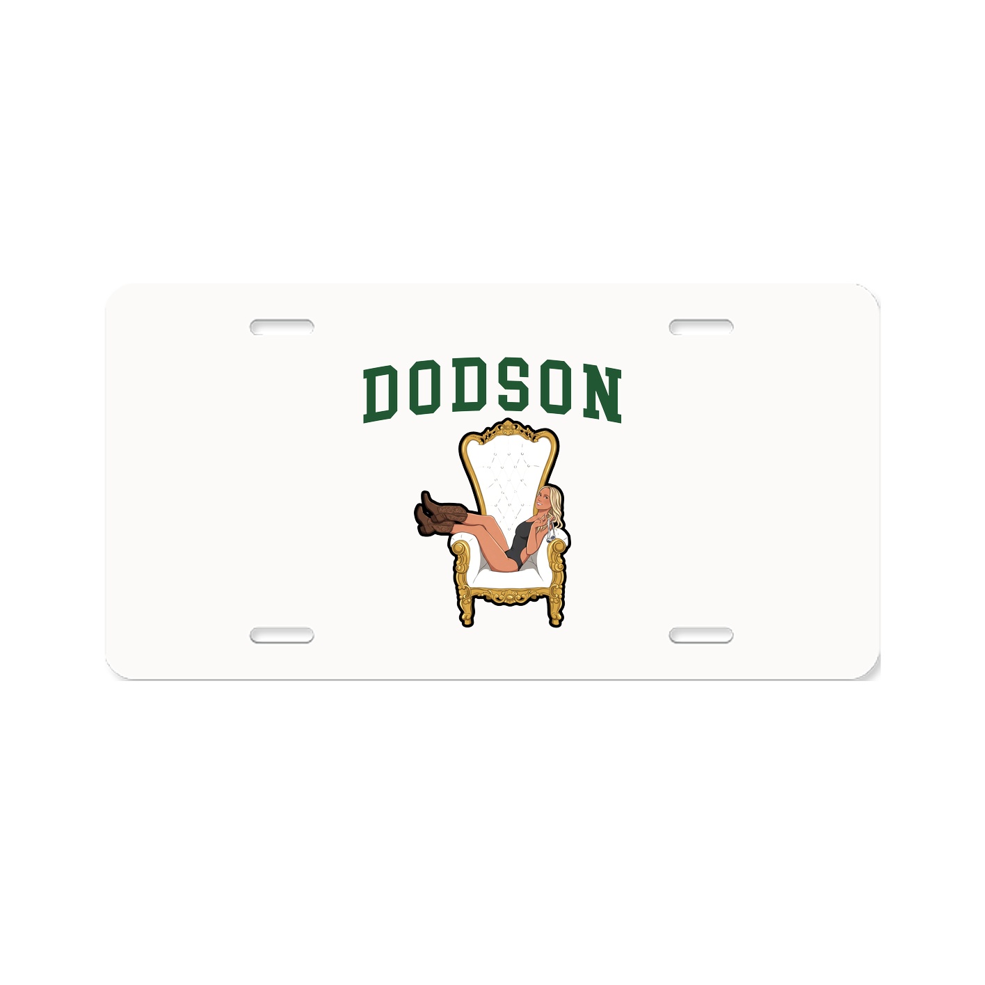 License Plate — Shirsey in Classic
