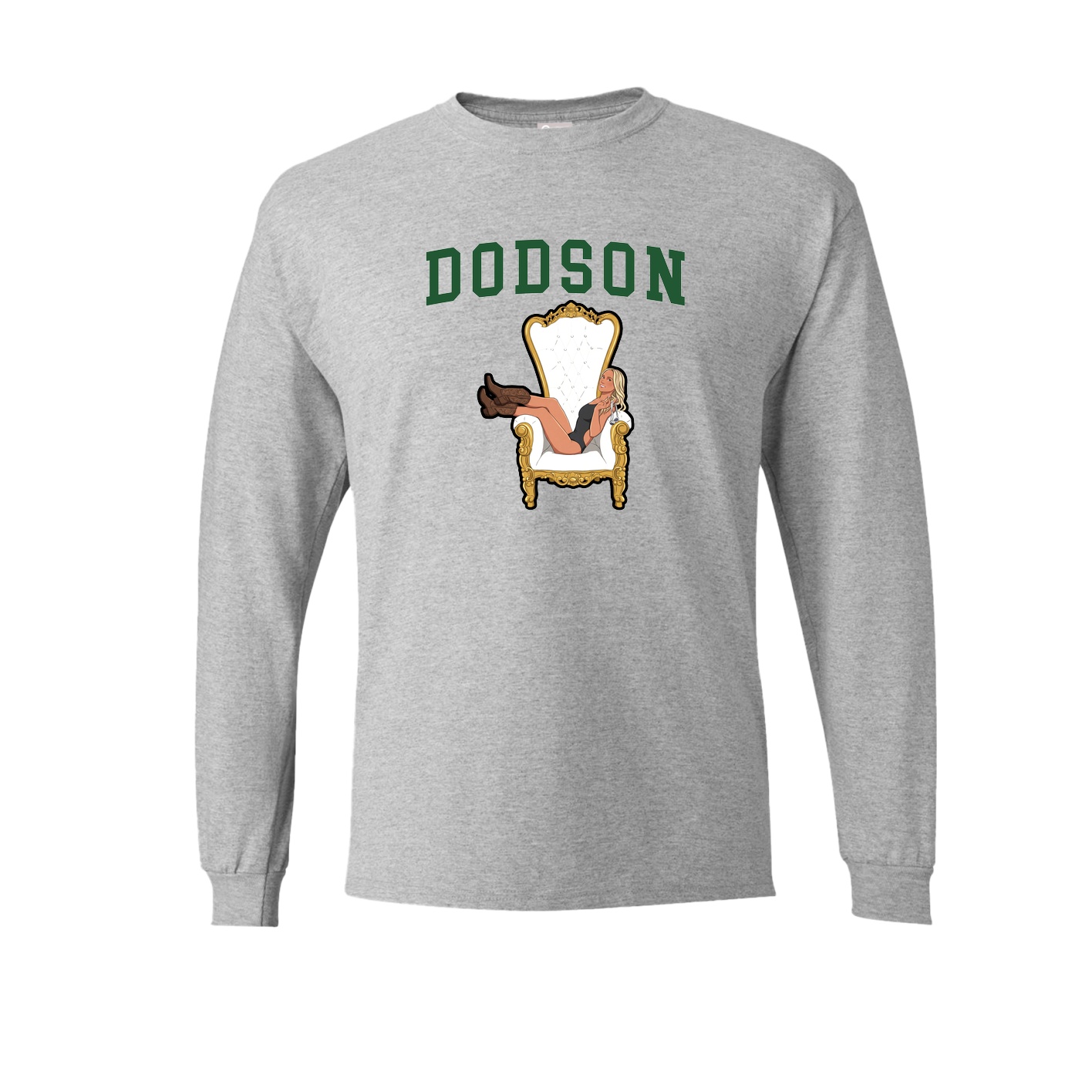 Long Sleeve Tee — Shirsey in Grey