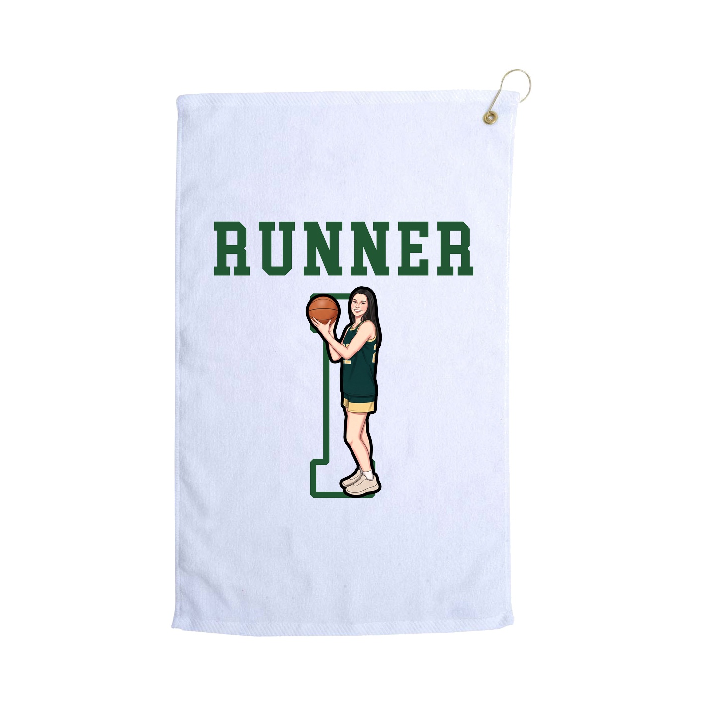 Golf Towel — Shirsey in White