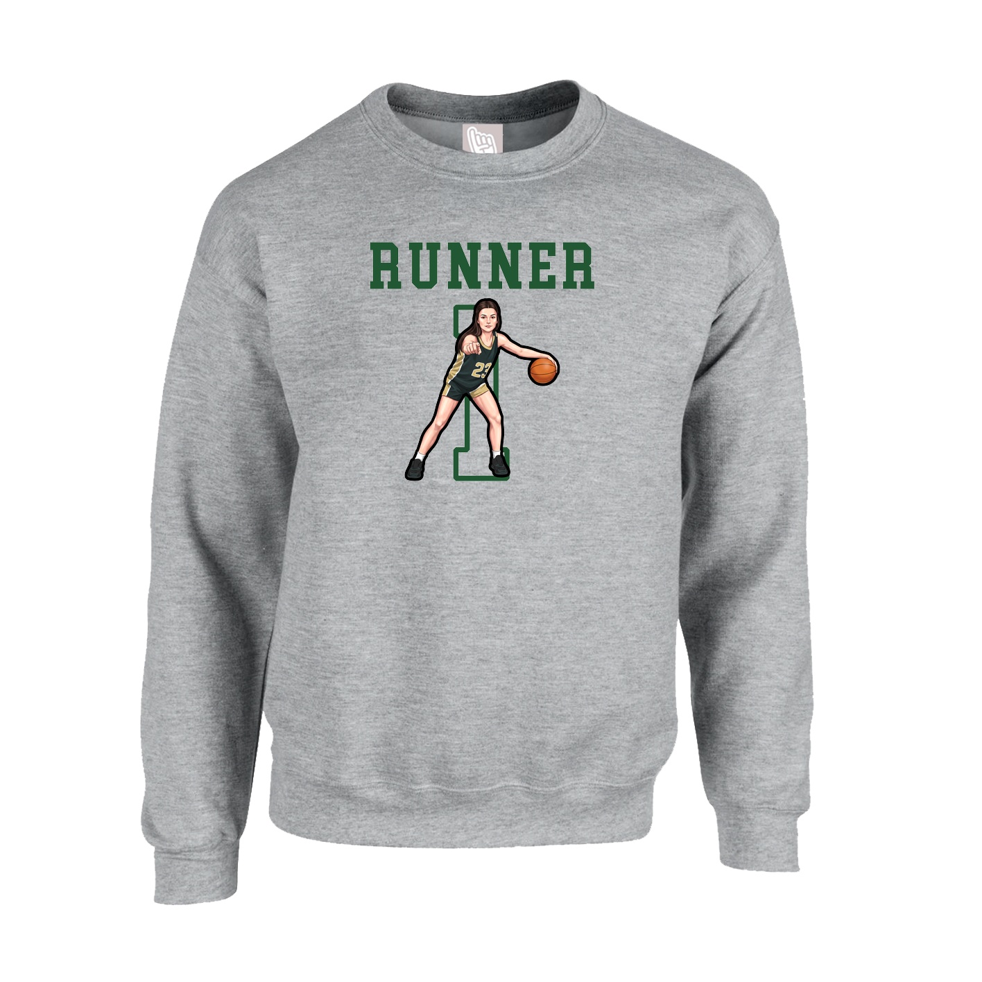 Fleece Crew — Shirsey in Grey
