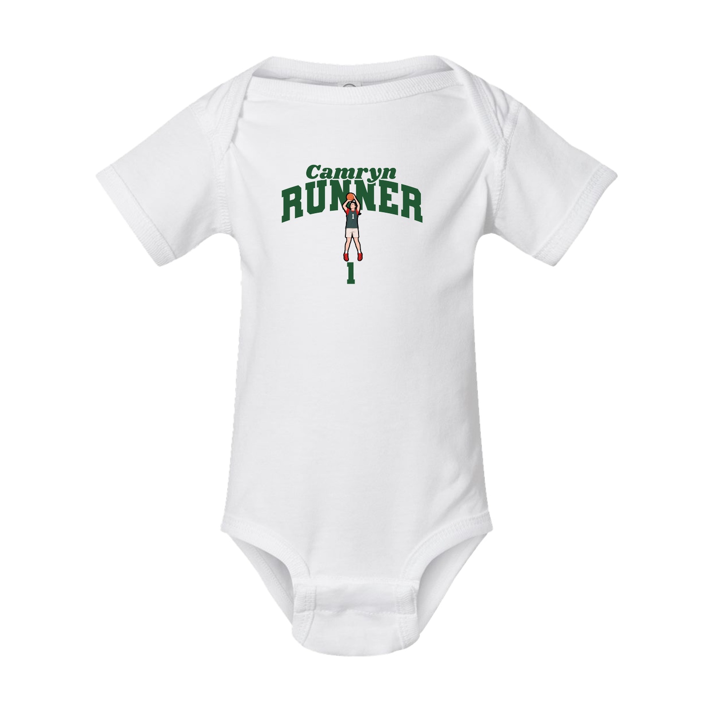 Baby Onesie — Signature Arch in White