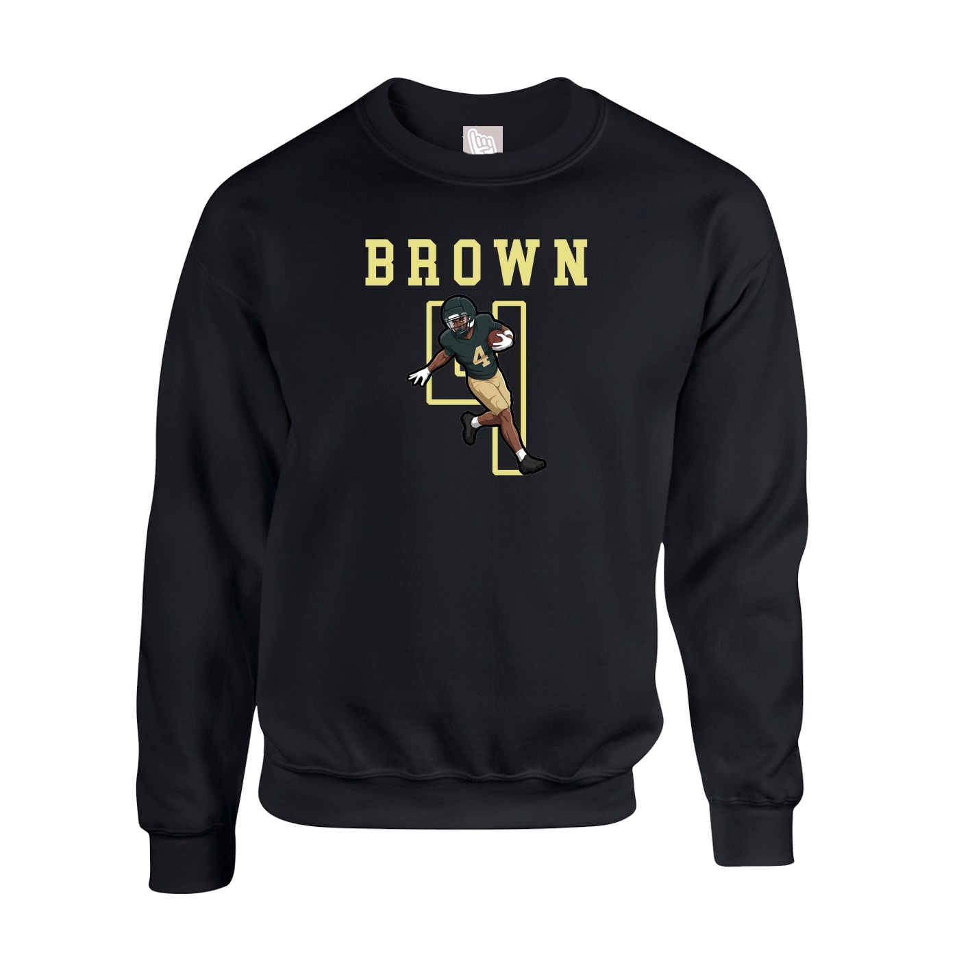 Fleece Crew — Shirsey in Black