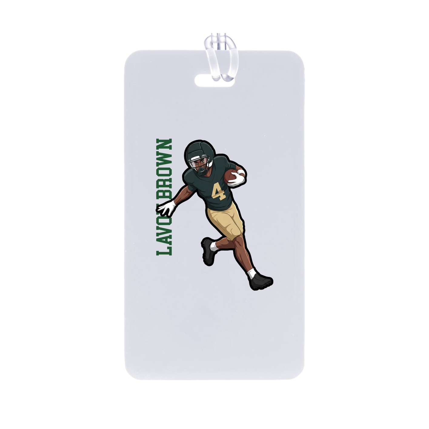 Bag Tag — Name Vertical in Classic