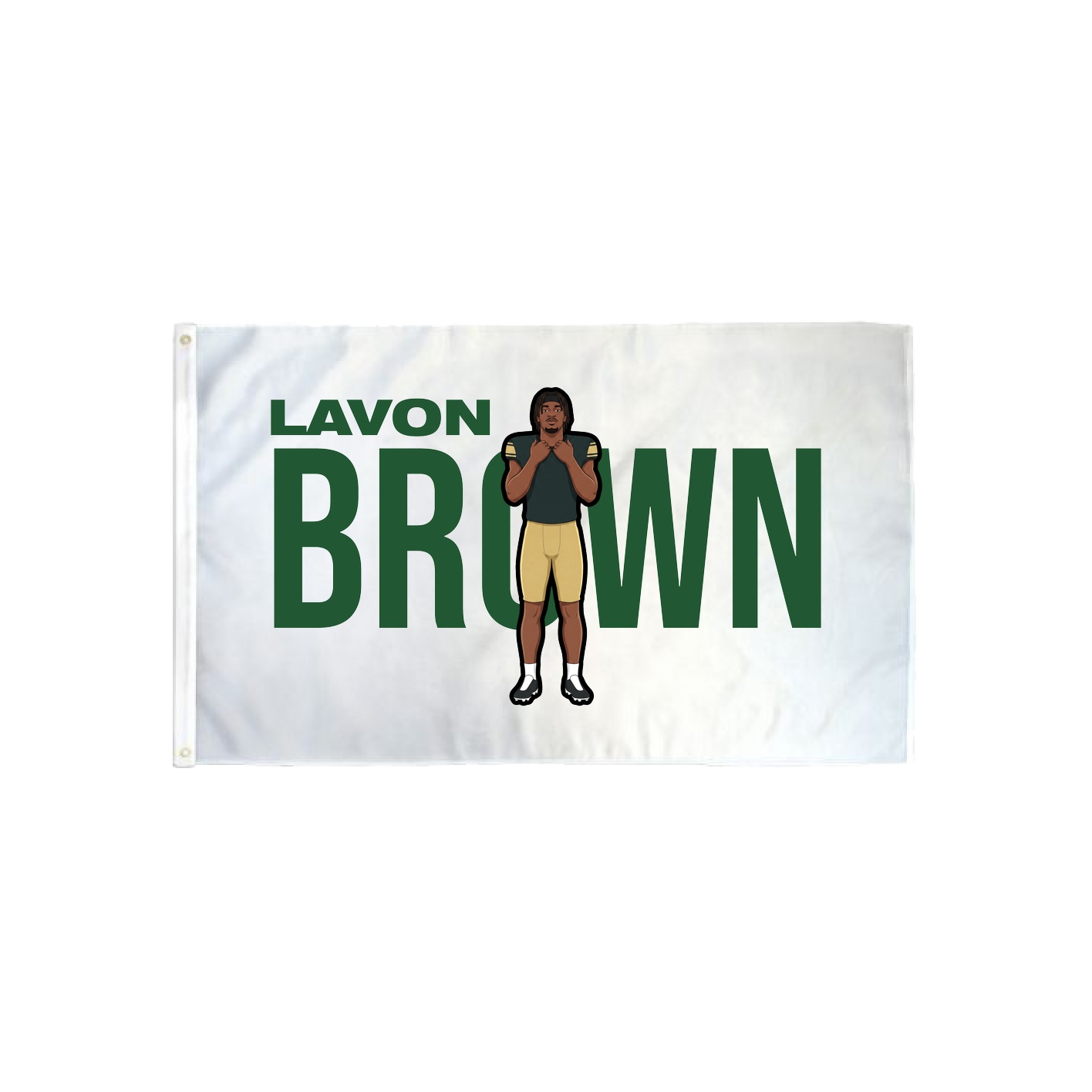3x5 Flag — Player Name in Classic