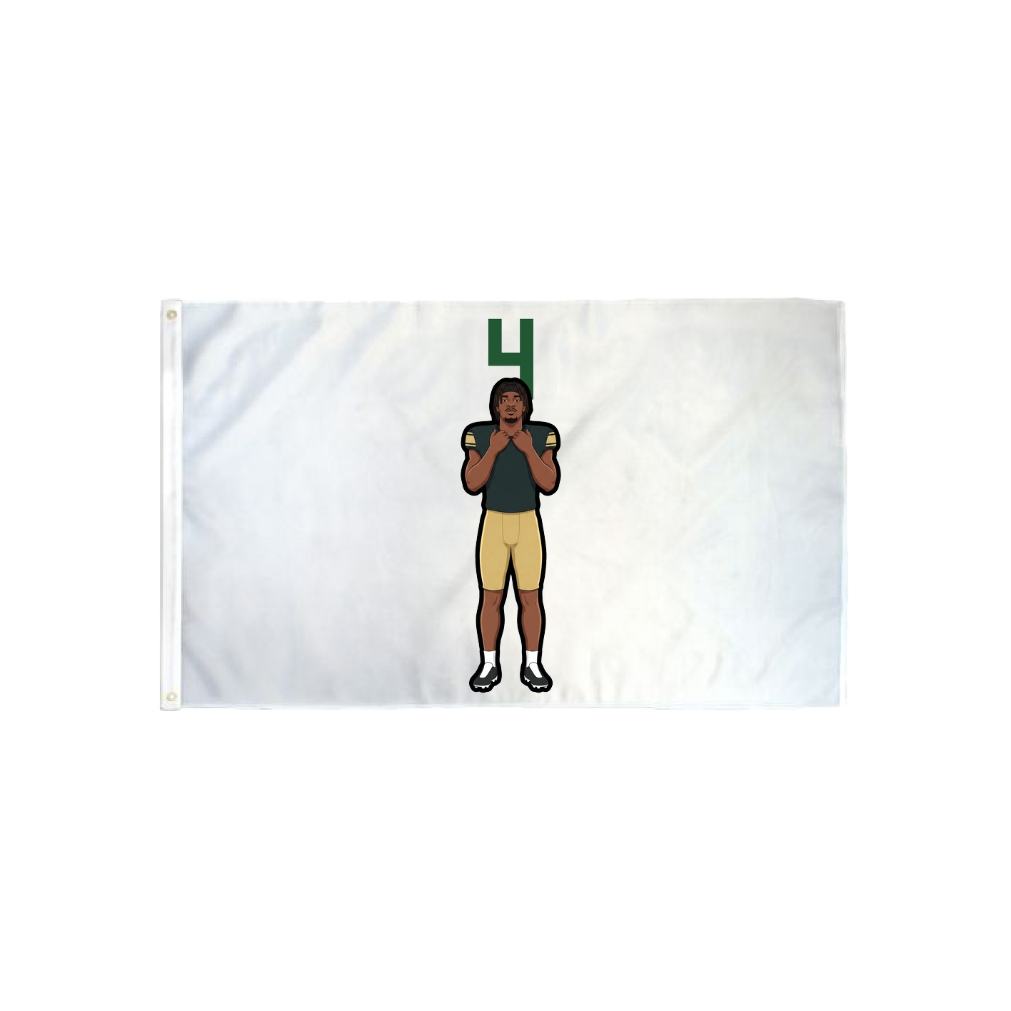 3x5 Flag — Number Top in Classic