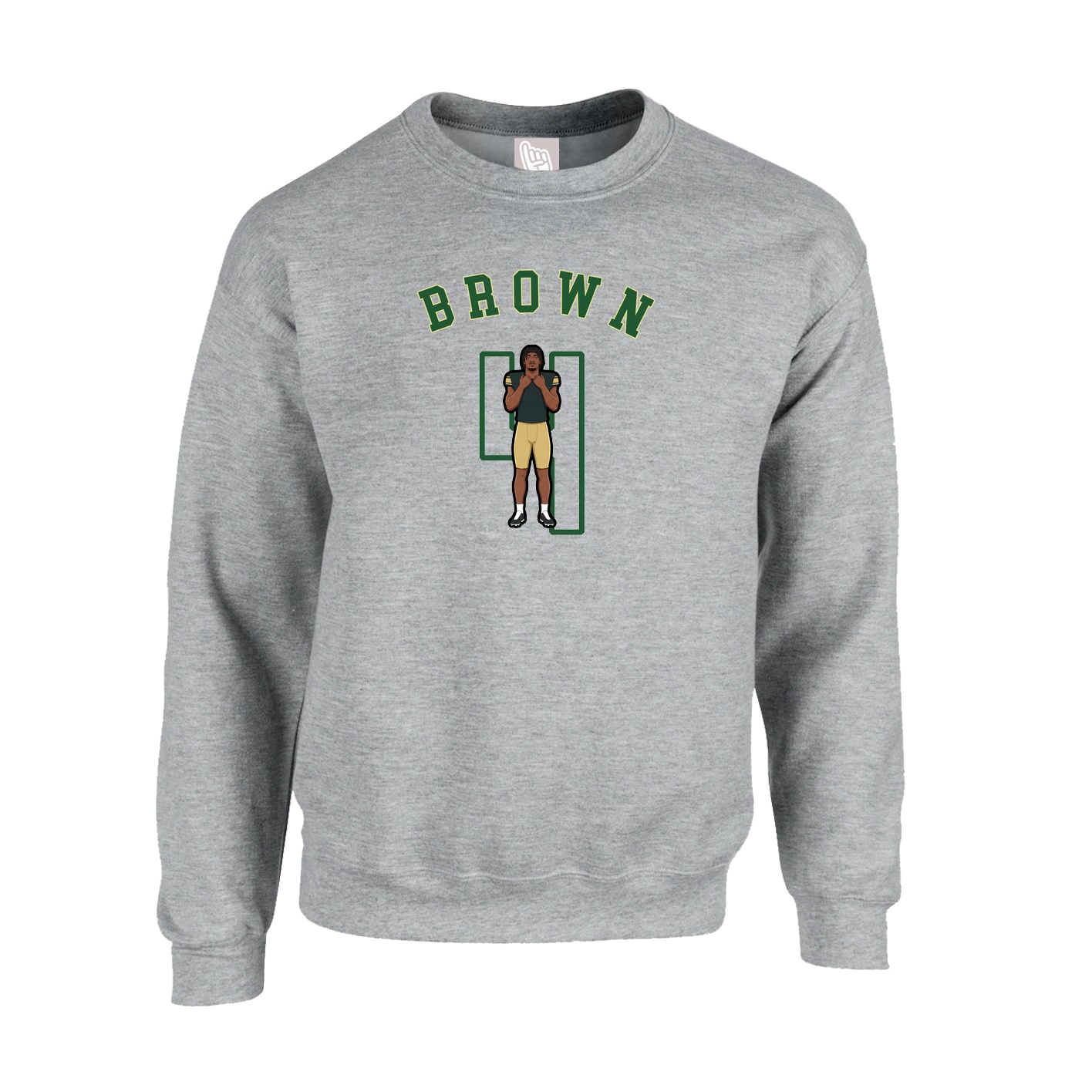 Fleece Crew — Shirsey Arch in Grey