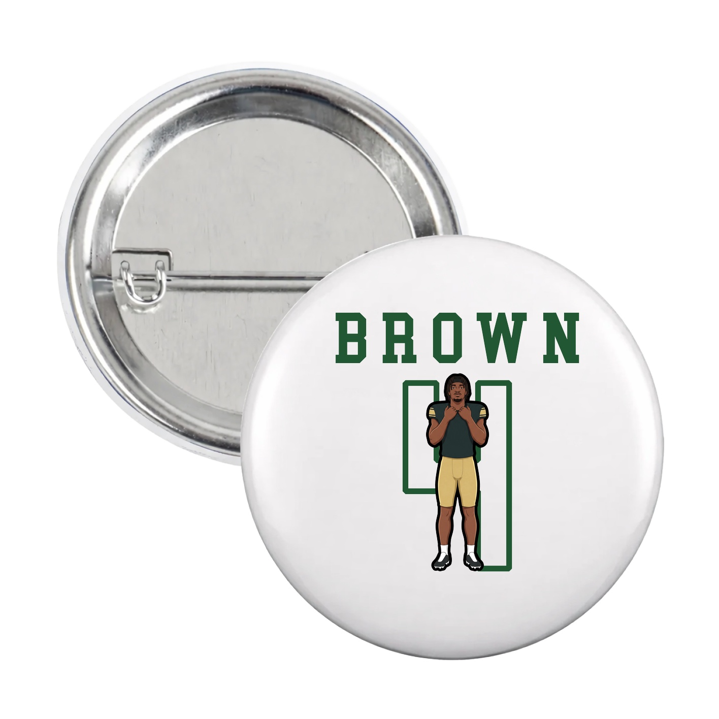 Game Day Button — Shirsey in White
