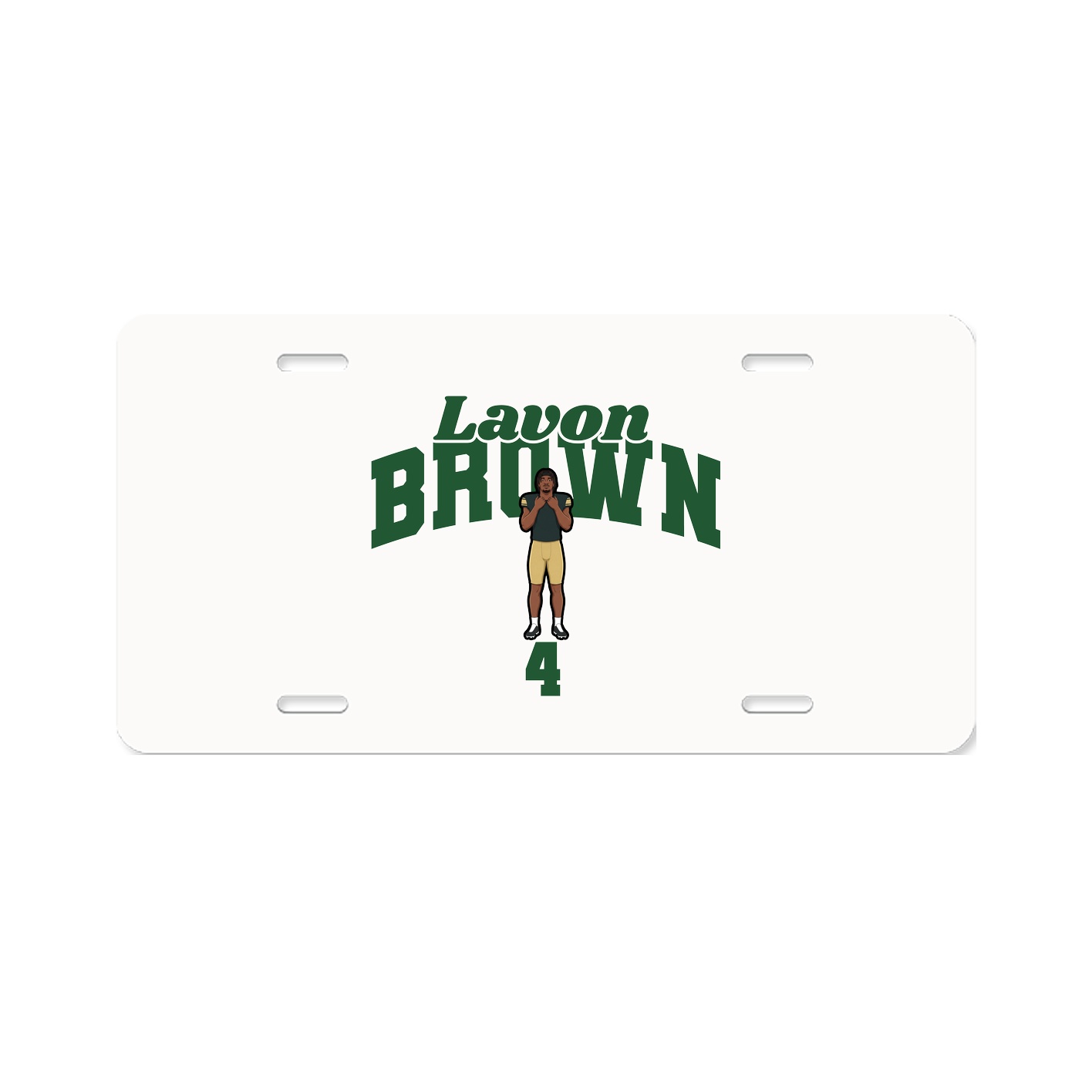 License Plate — Signature Arch in Classic